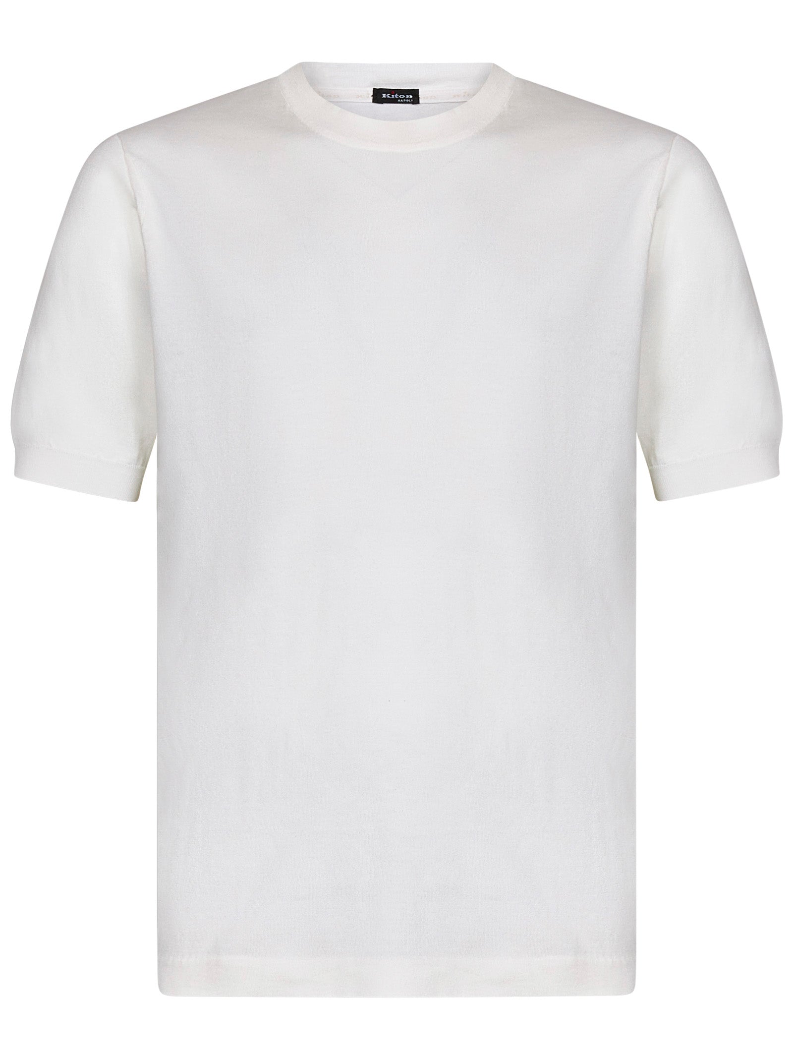 KITON Men's Short-Sleeved Cotton Knit Crewneck T-Shirt - Size 48 IT