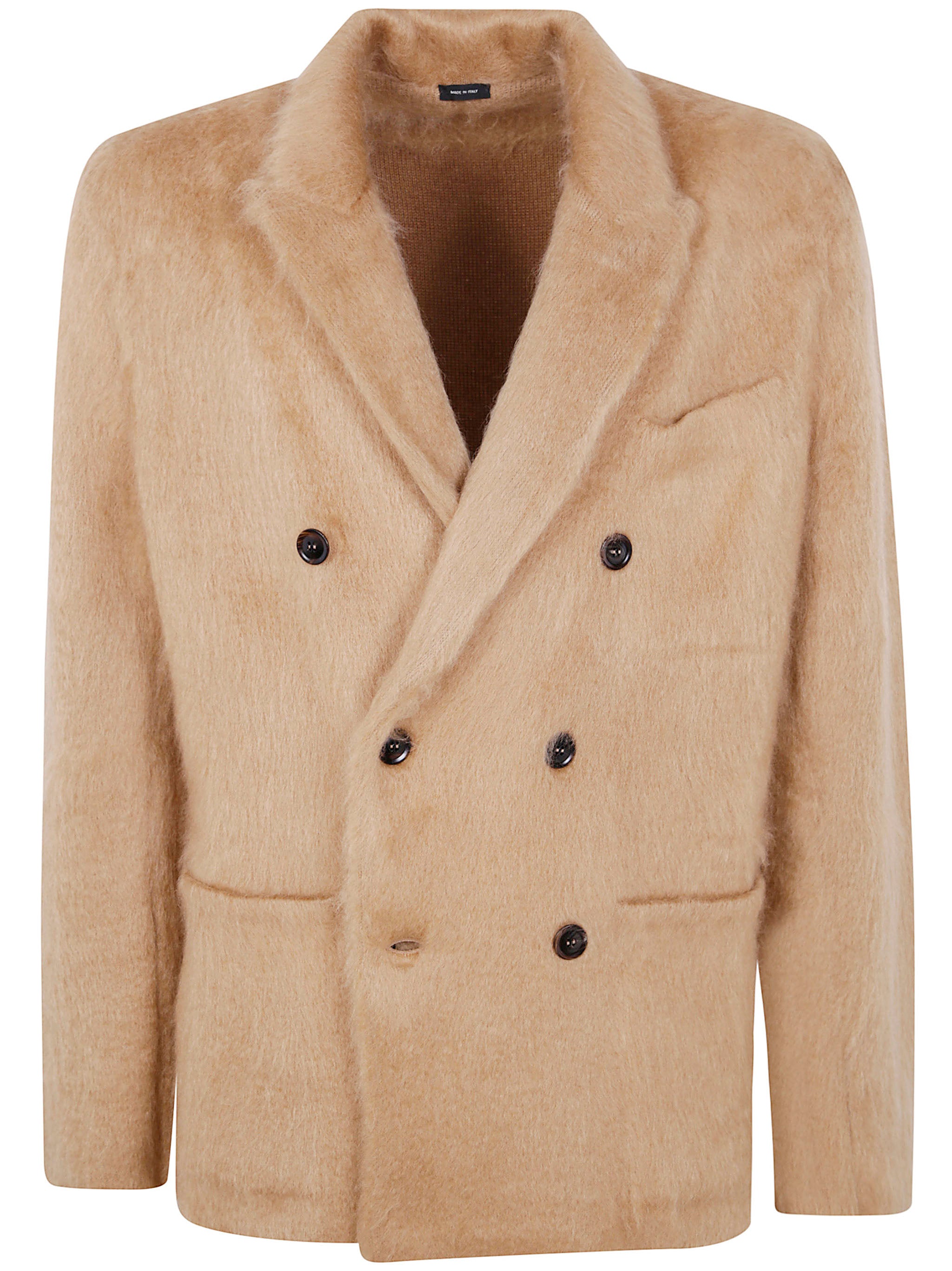 TOM FORD Mohair Double Breasted Jacket