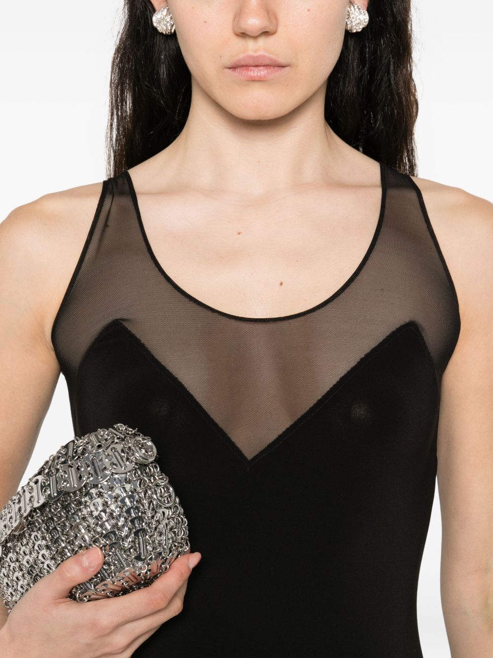 NORMA KAMALI Sleeveless Scoop Neck Mini Dress