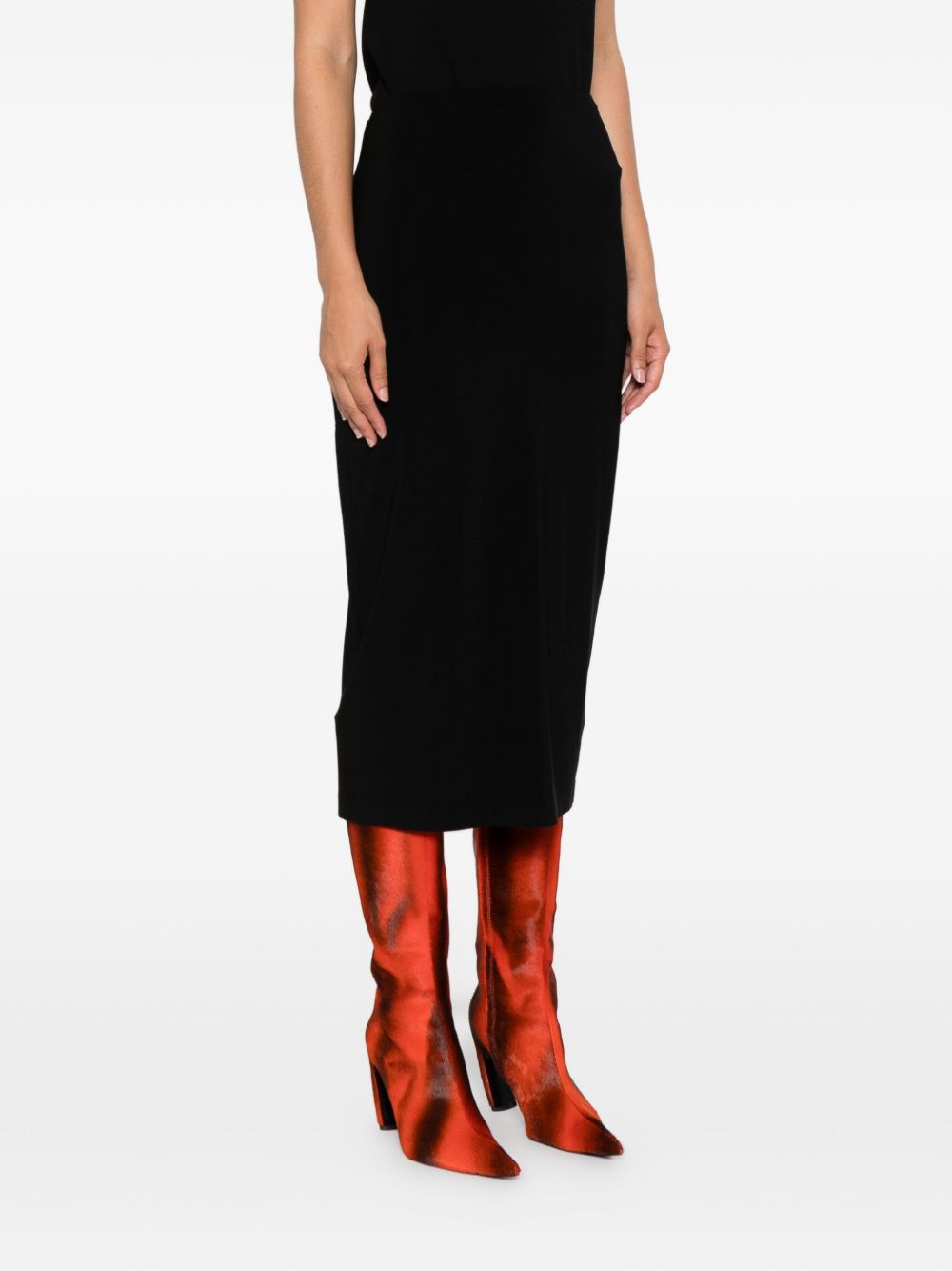 NORMA KAMALI MIDI PENCIL SKIRT