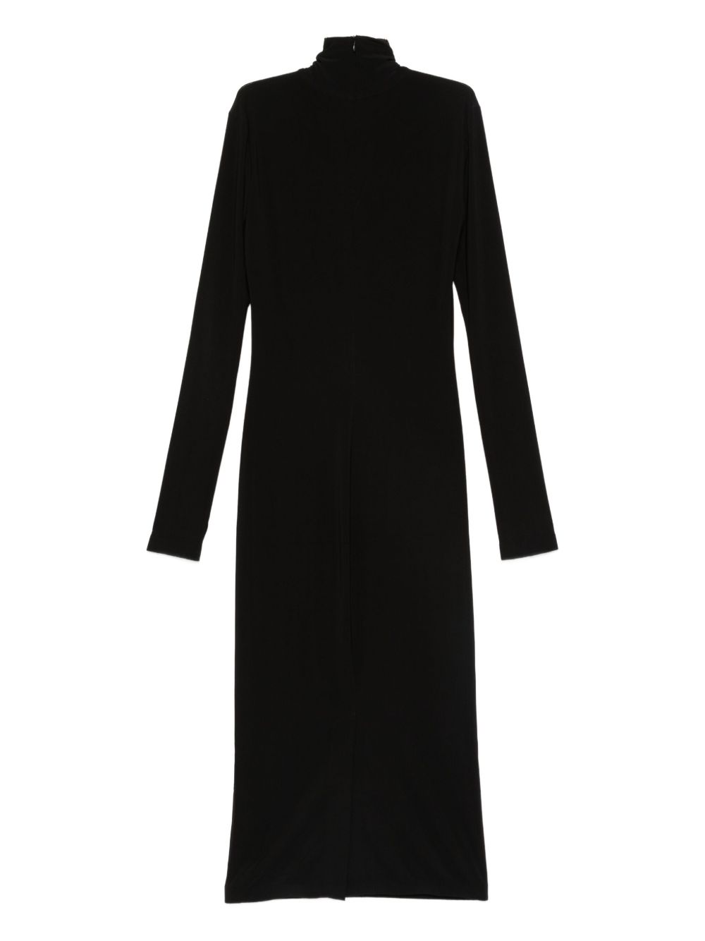 NORMA KAMALI Turtle-Neck Midi Dress