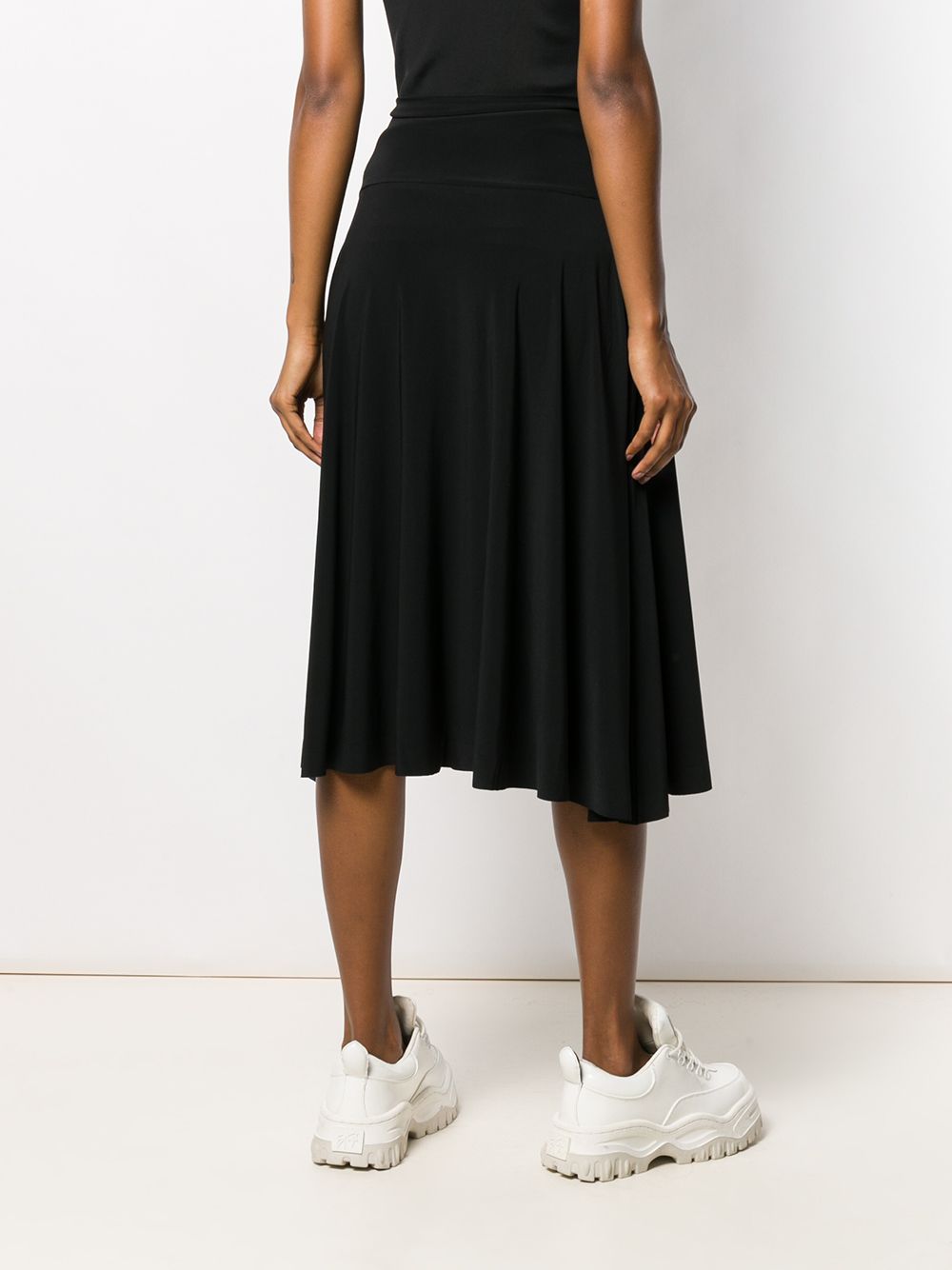 NORMA KAMALI Flared T-Shirt Skirt