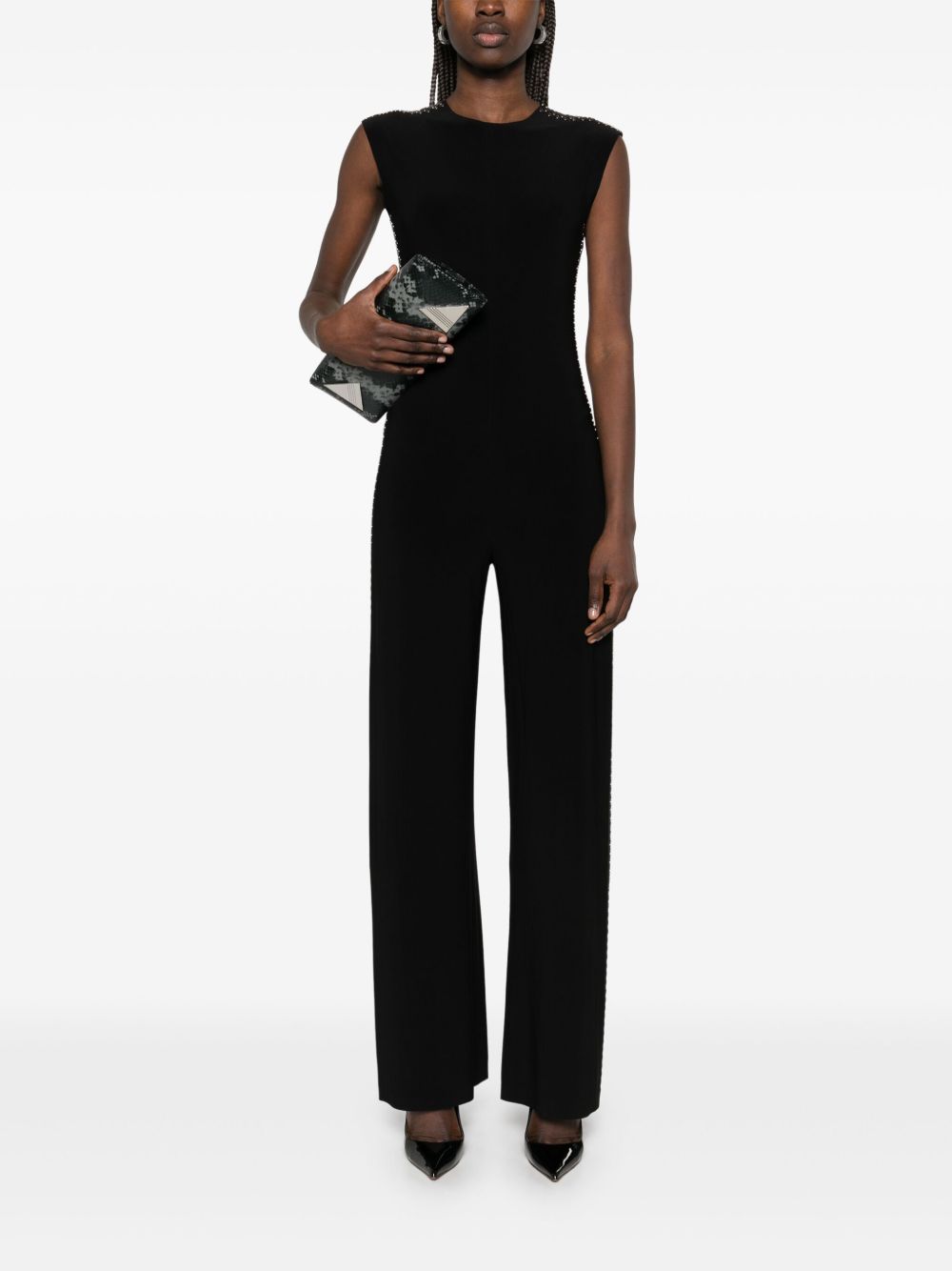 NORMA KAMALI Studded Long Jumpsuit
