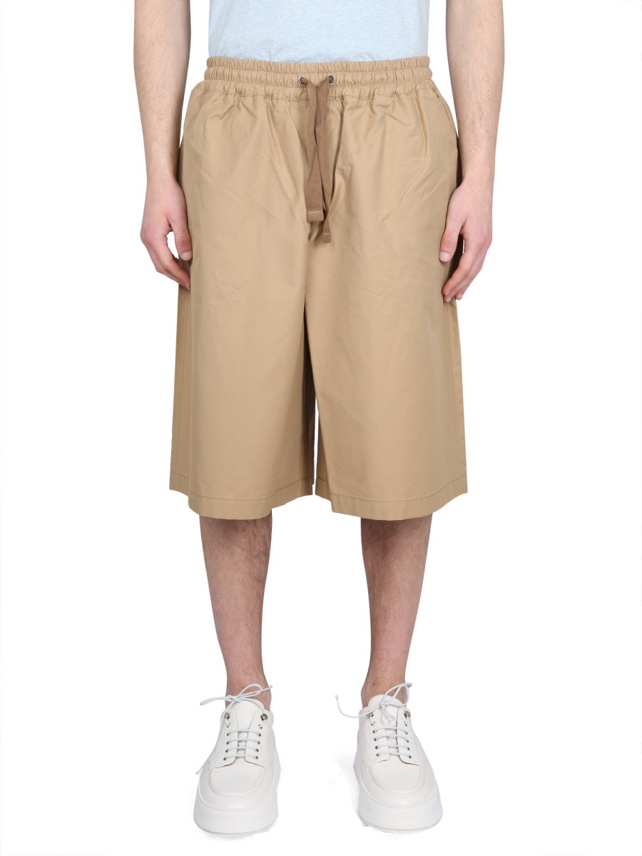 MAISON KITSUNÉ Japanese-Inspired Bermuda Shorts for Men