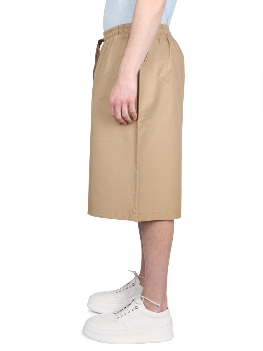 MAISON KITSUNÉ Japanese-Inspired Bermuda Shorts for Men