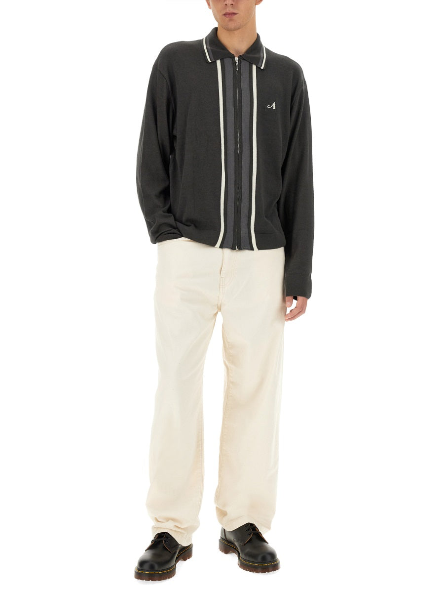 AWAKE NY Men's Zip-Up Shirt - Size L