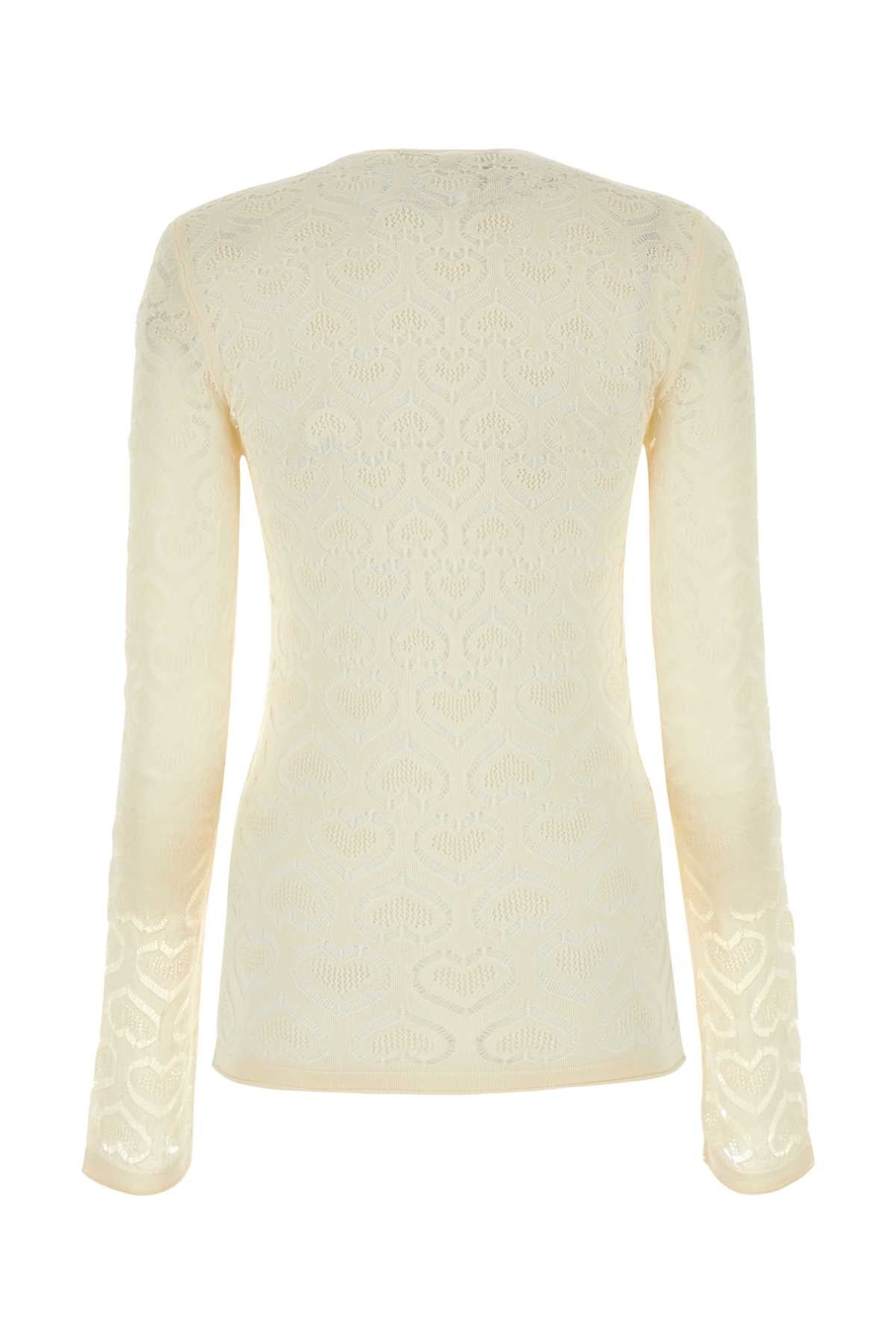 MARCO RAMBALDI Ivory Lace Top for Women