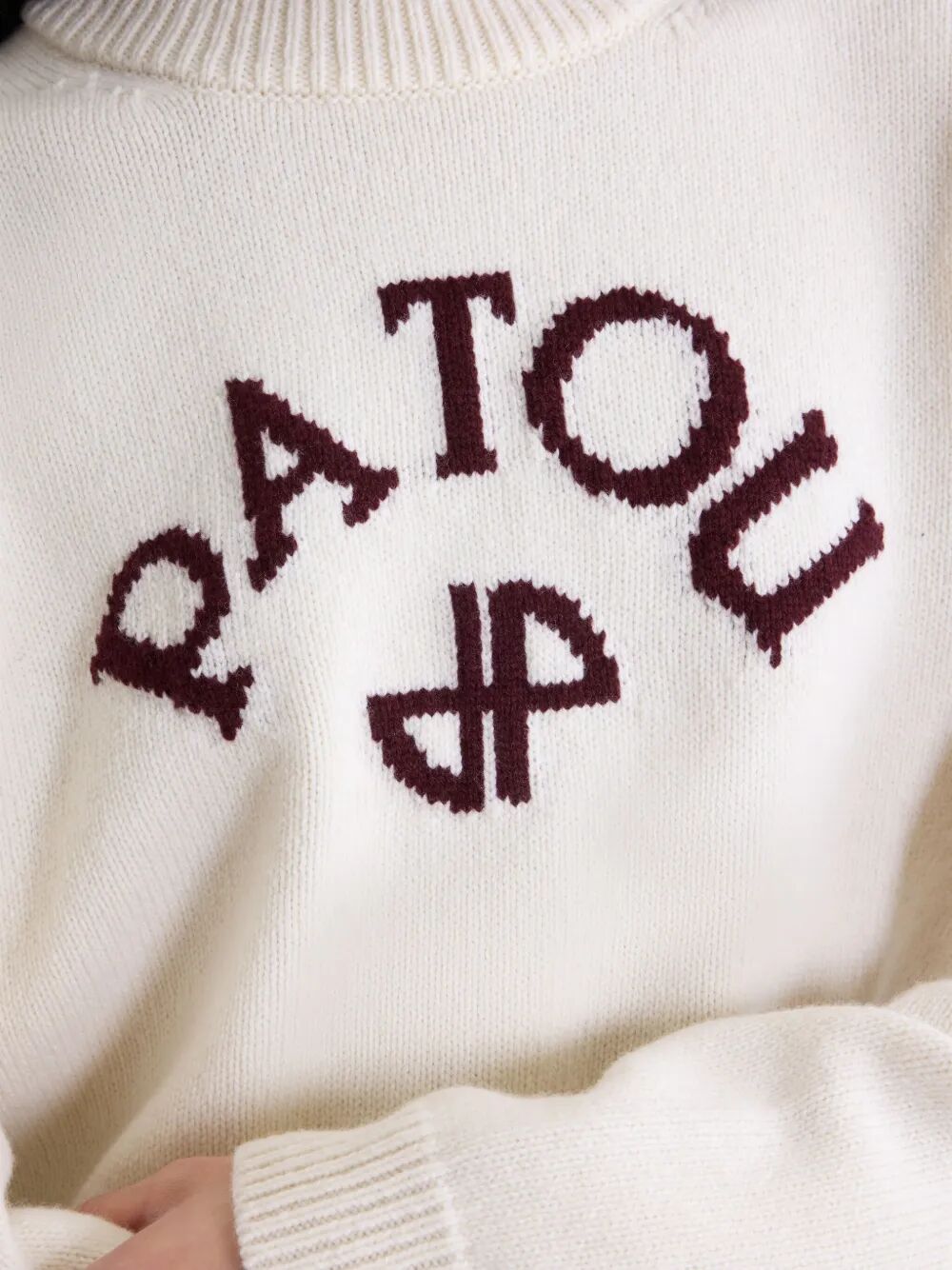 PATOU Monogram Intarsia Wool and Cashmere Jumper for Women - FW25