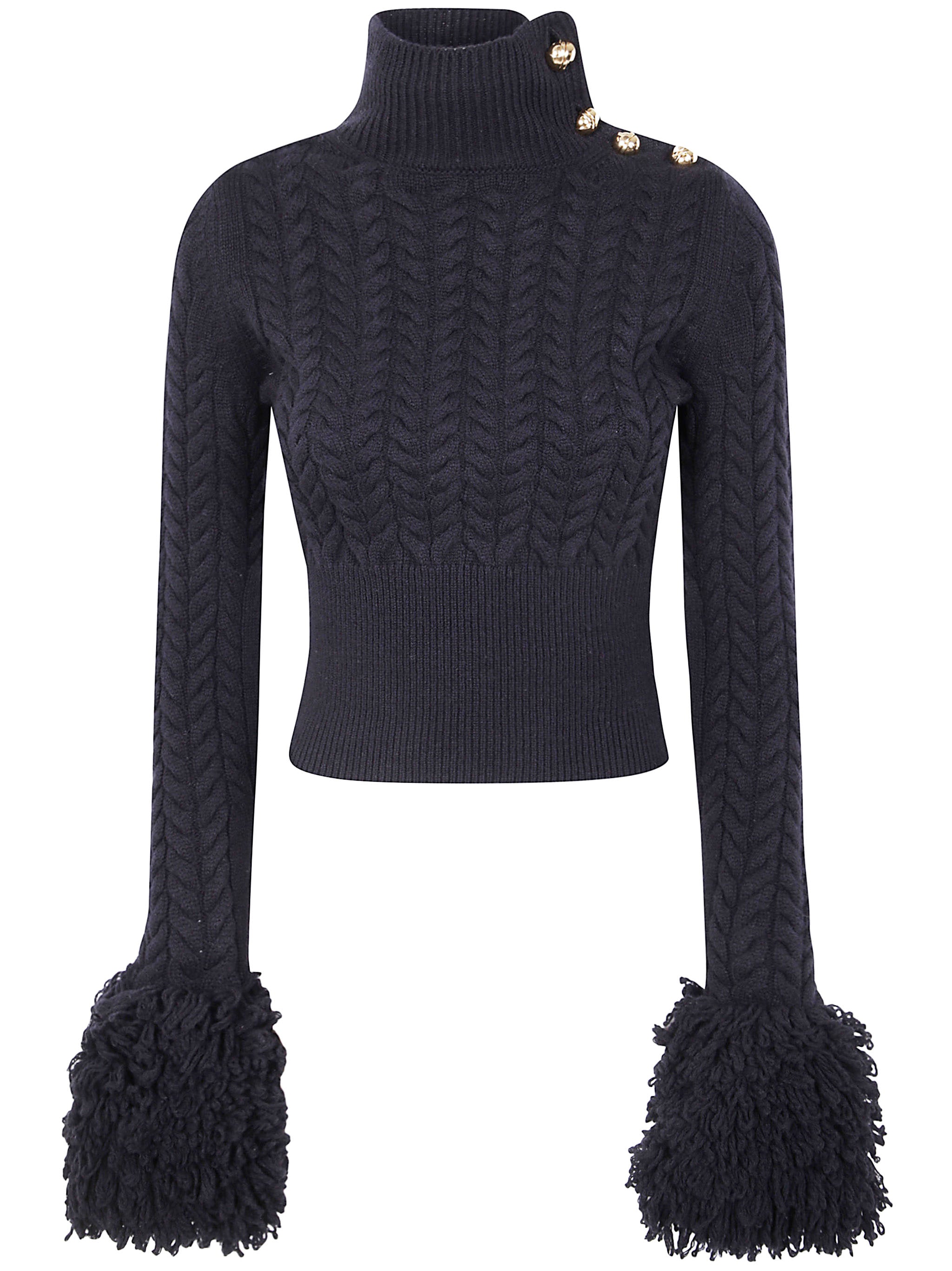 PATOU Fur Knit Jumper