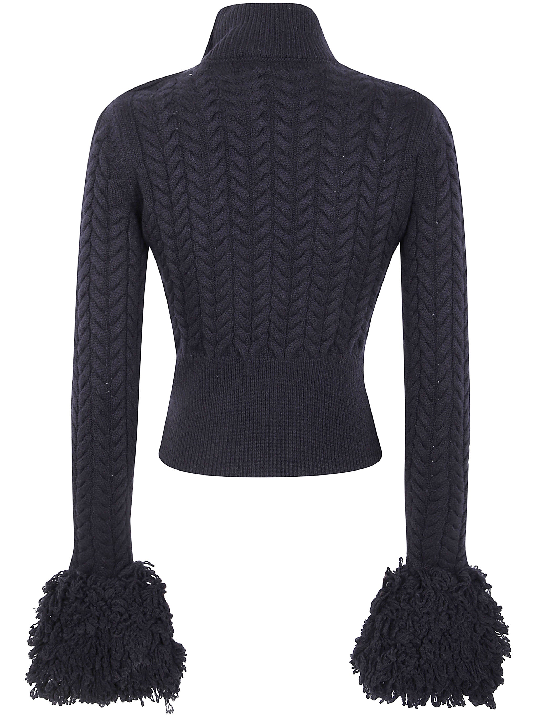 PATOU Fur Knit Jumper