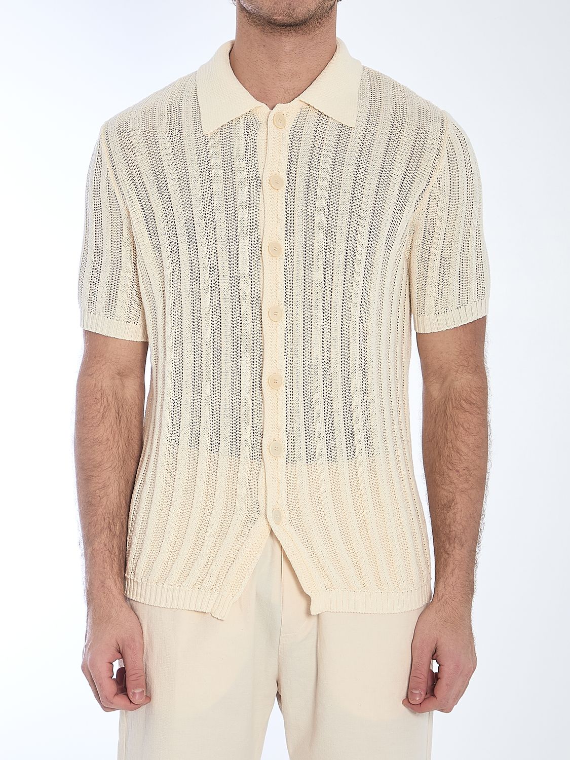 BARENA Lightweight Short-Sleeve Shirt - Size L