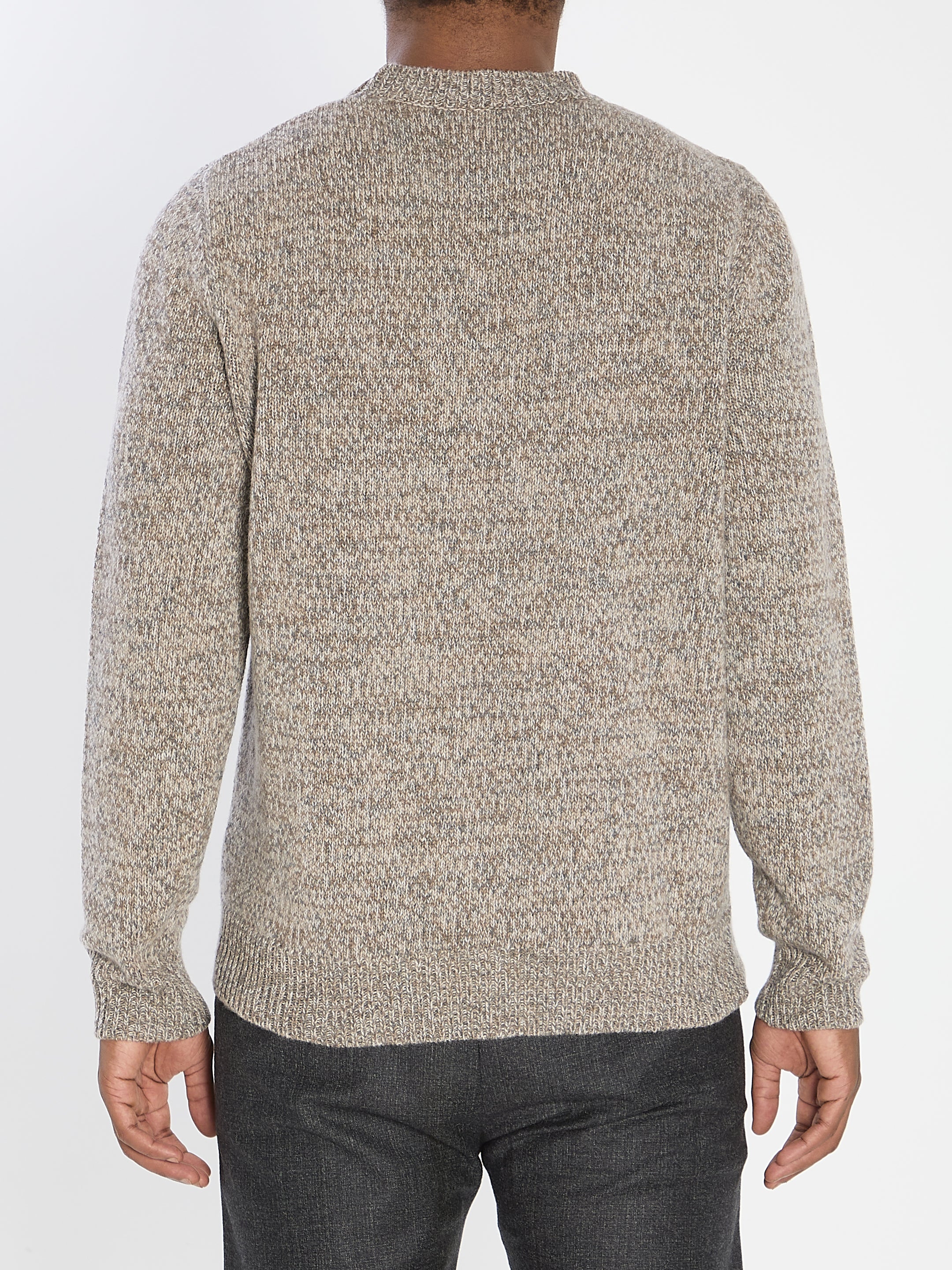 BARENA Classic Fit Knit Crew Neck Sweater - Size L