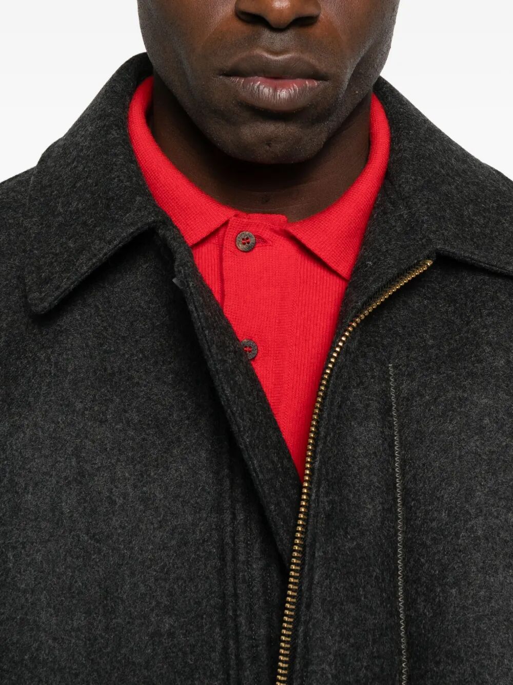 KOLOR Men's Blouson Shirt Jacket