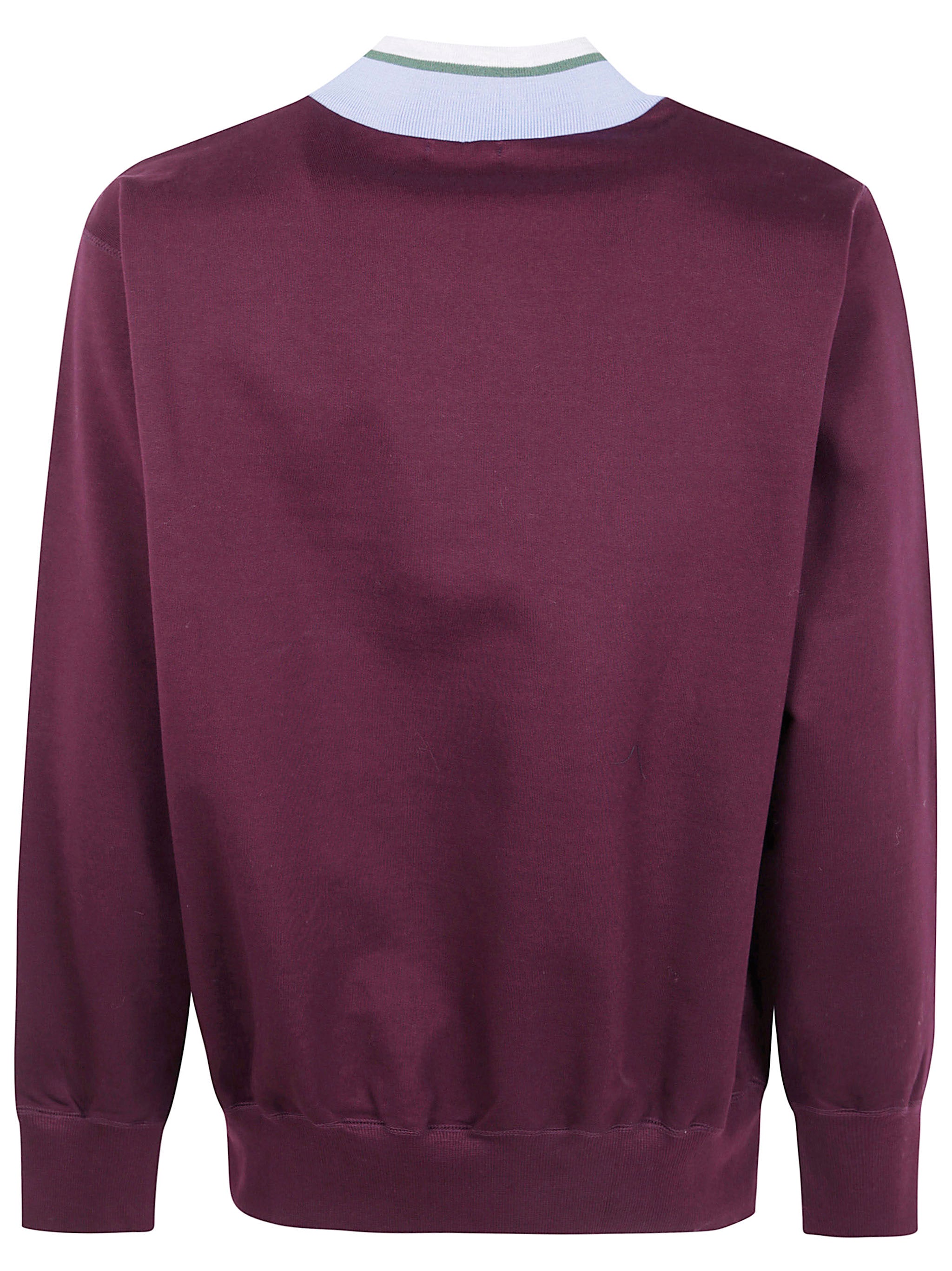 KOLOR Cut & Sew V Neck Sweater for Men