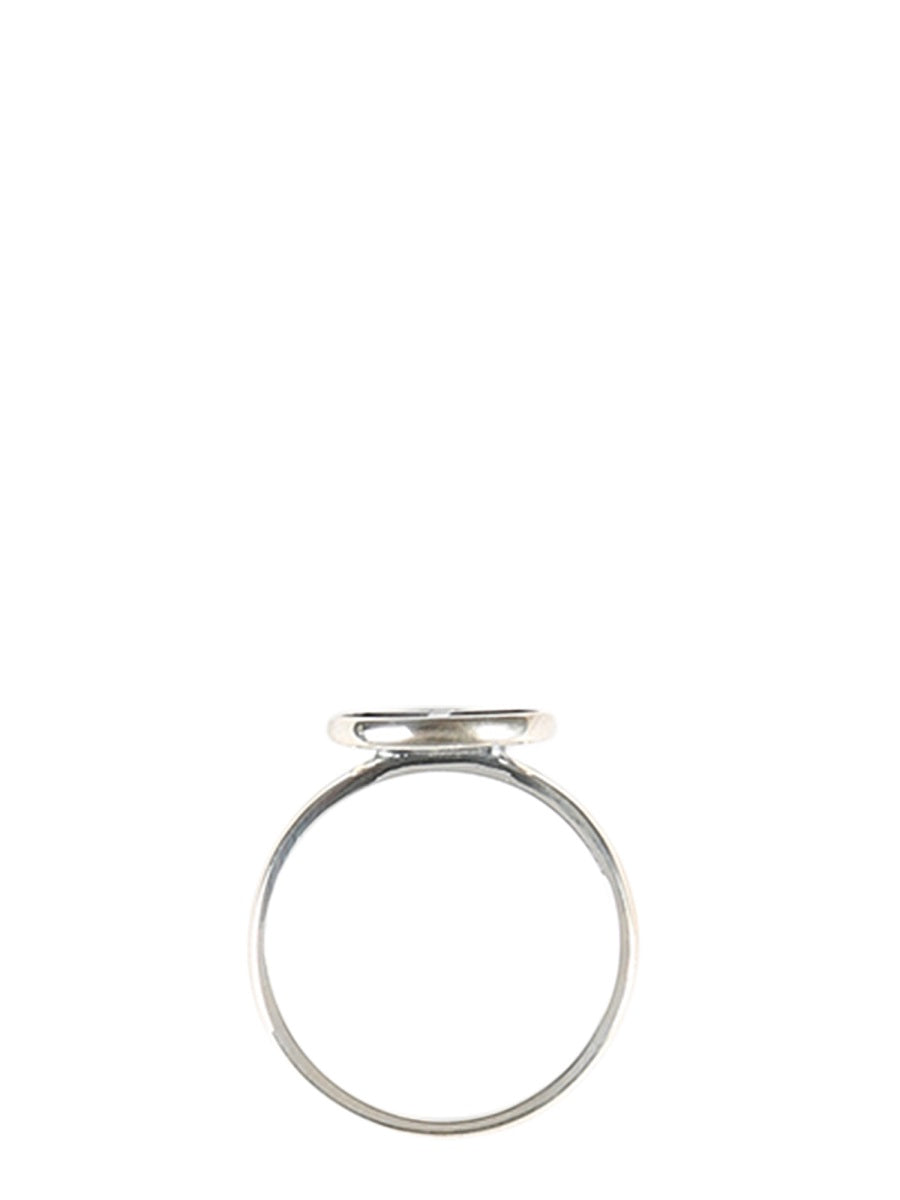 NEEDLES Men's Silver Peace Ring