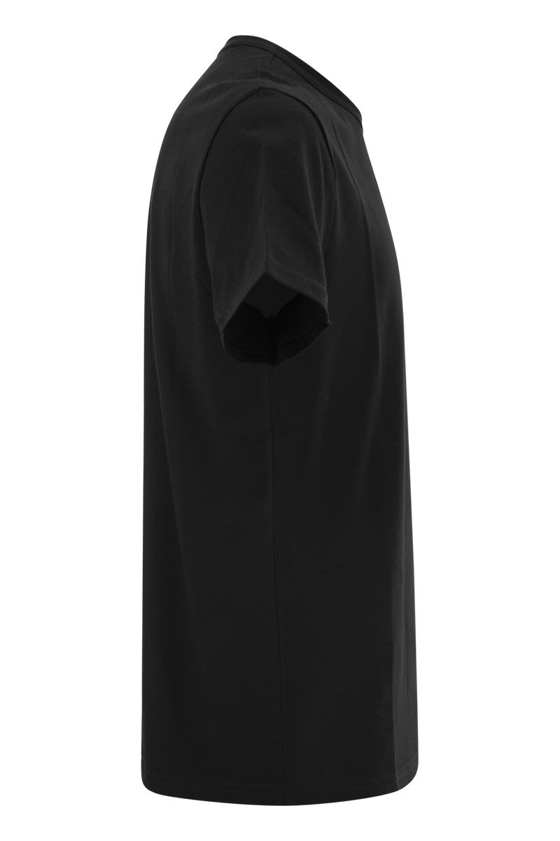 HOGAN Cotton Short-Sleeved Regular Fit T-Shirt for Men