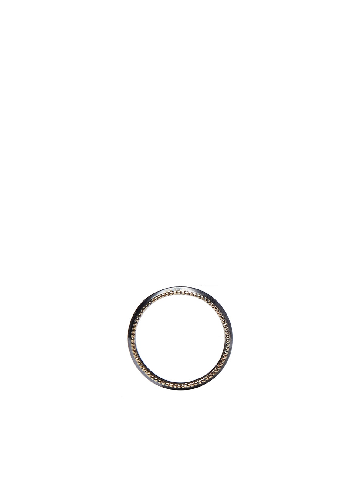 UGO CACCIATORI Edge Band Ring for Men