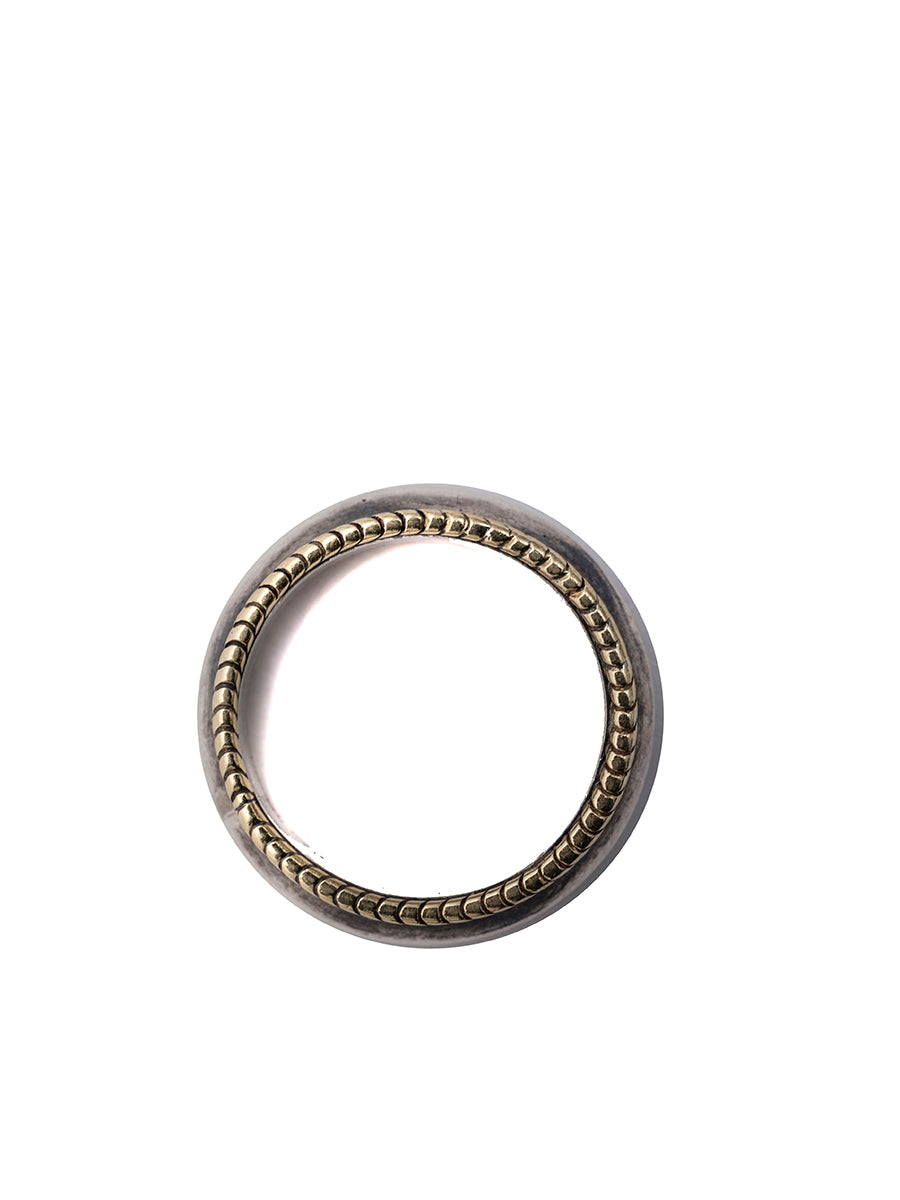 UGO CACCIATORI Edge Band Ring for Men