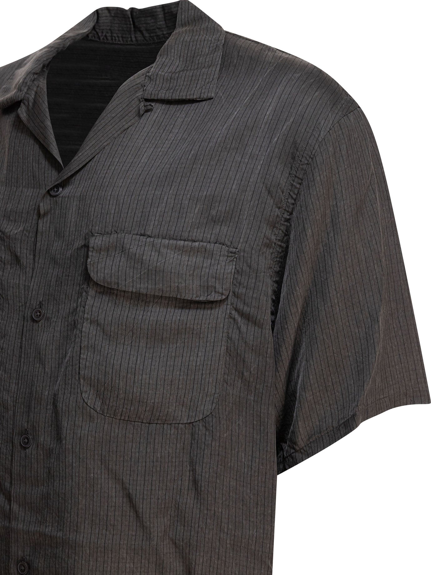 KAPTAIN SUNSHINE Men's Cupro Mini Plaid Shirt