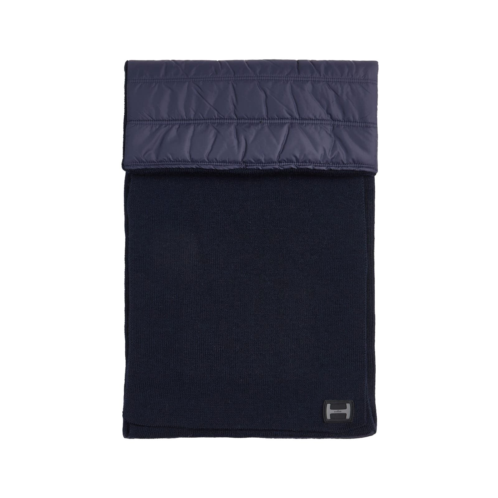 HOGAN Quilted Scarf and Sweater Set for Men