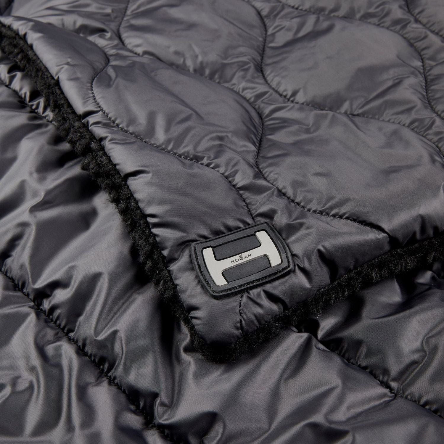 HOGAN Women's Mini Nylon Scarf with Texture