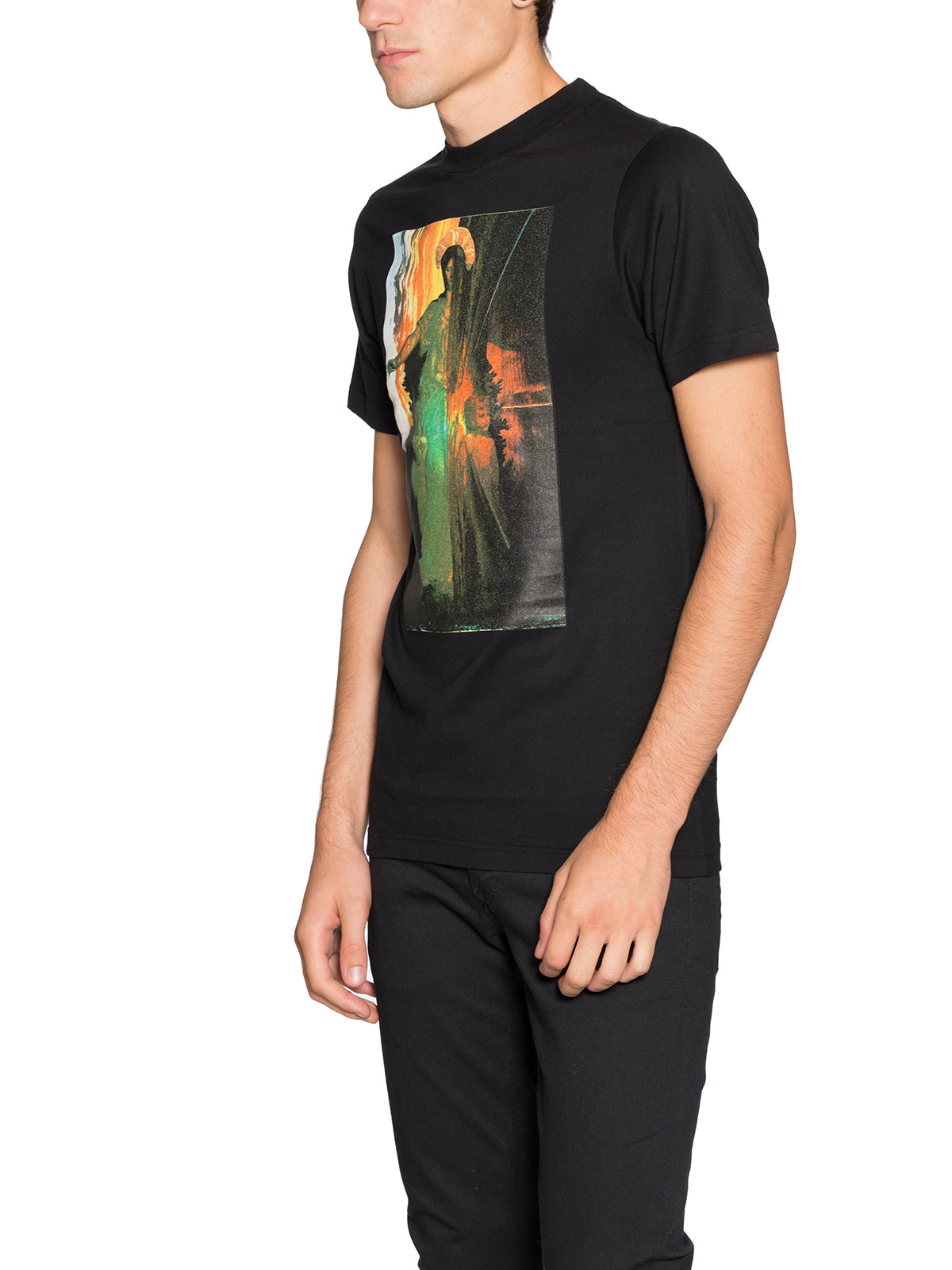 FACETASM Frontal Print T-Shirt - Size 4