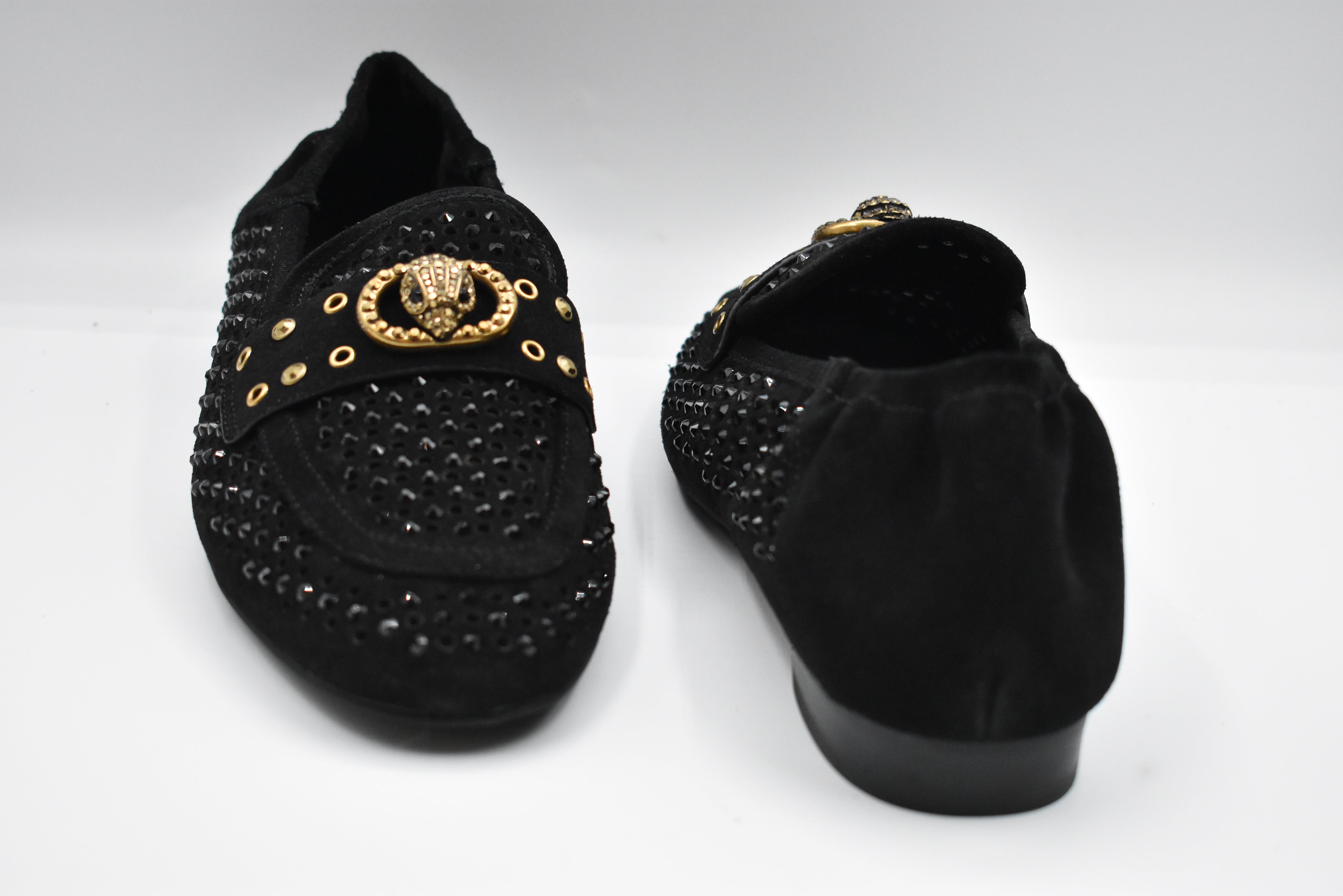 KURT GEIGER Laced Low Shoes with Crystal Detailing