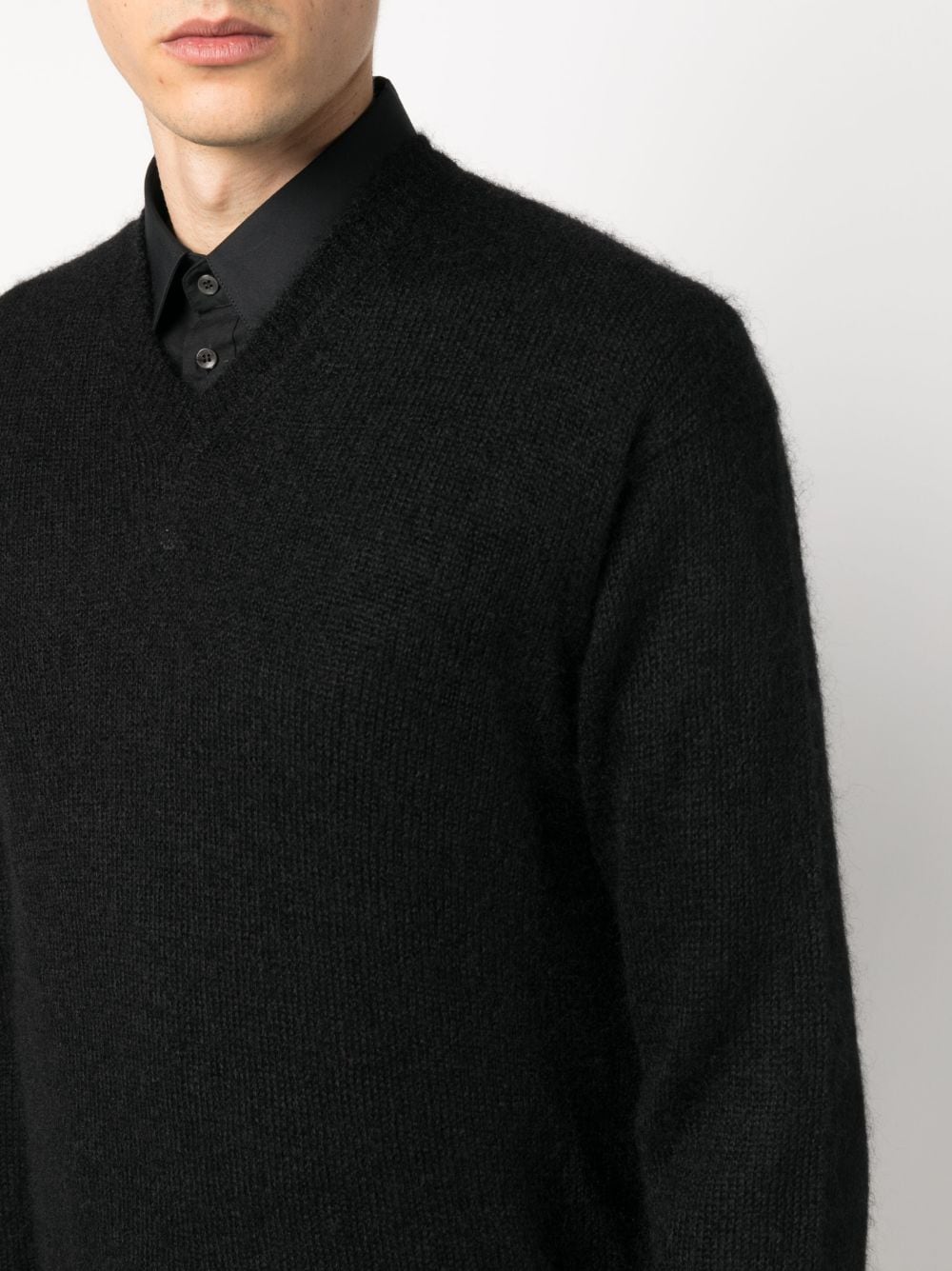 TOM FORD Mohair Blend V Neck Sweater