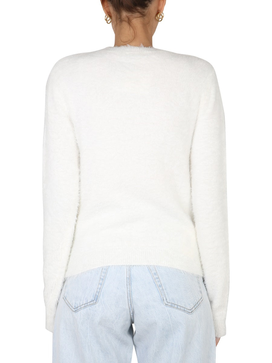 JW ANDERSON Intarsia Logo Knit Sweater for Women