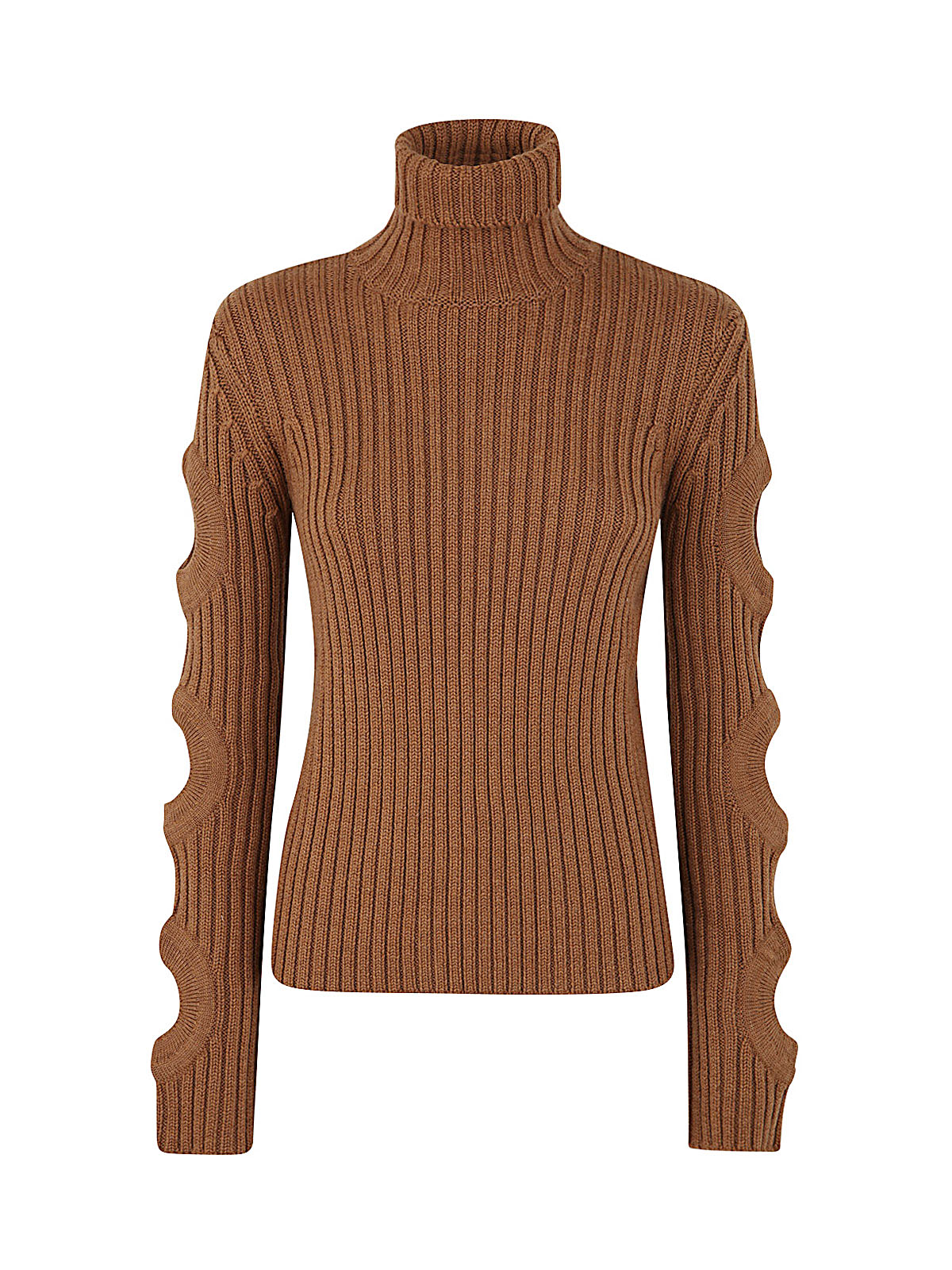 JW ANDERSON Cut Out Sleeve Turtleneck Jumper - Women’s Fashion