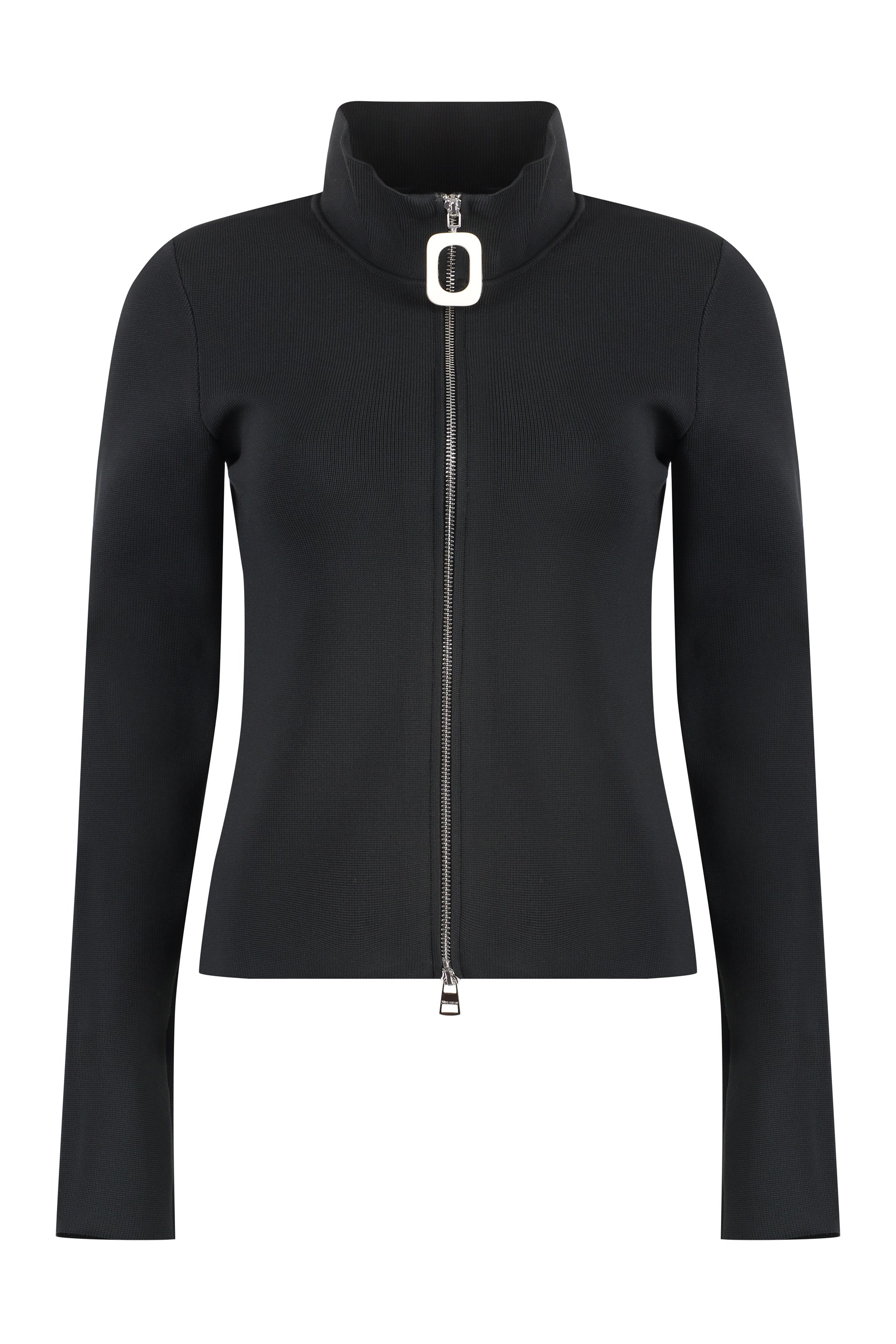 JW ANDERSON Fitted Zip-Up Cardigan with Long Sleeves