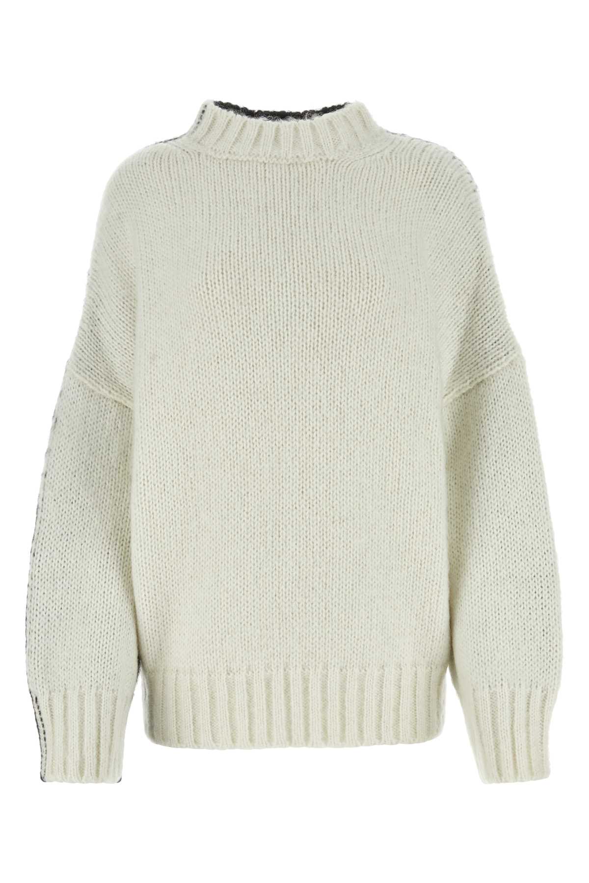 JW ANDERSON Two-Tone Acrylic Blend Sweater for Women
