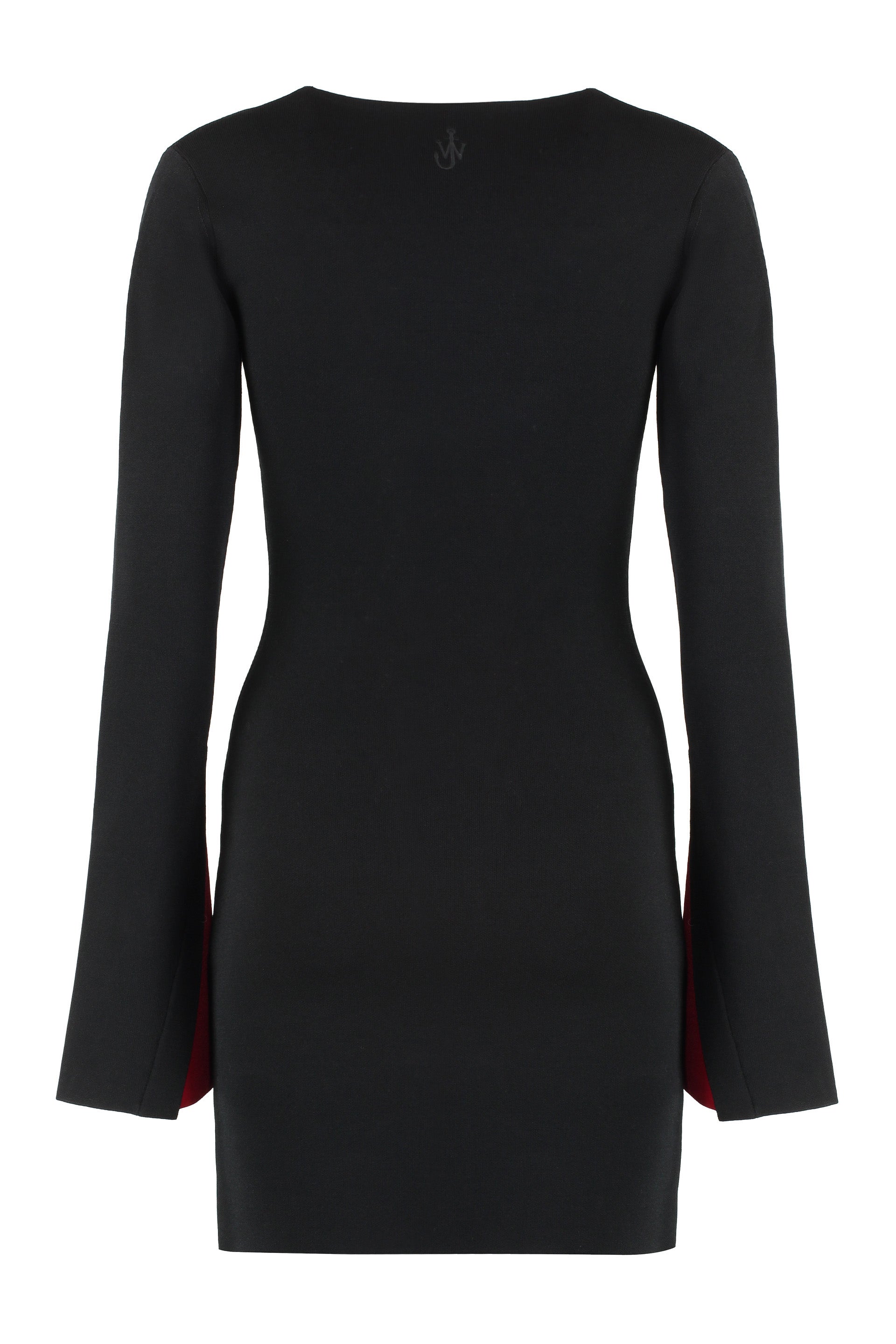 JW ANDERSON Fitted Contrast Cuff Mini Dress