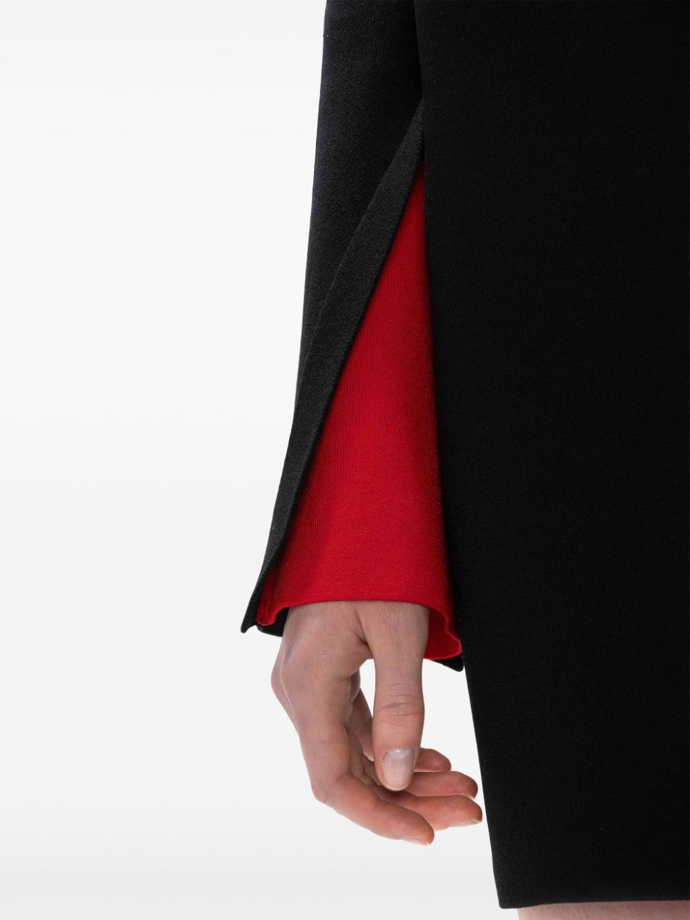 JW ANDERSON Fitted Contrast Cuff Mini Dress