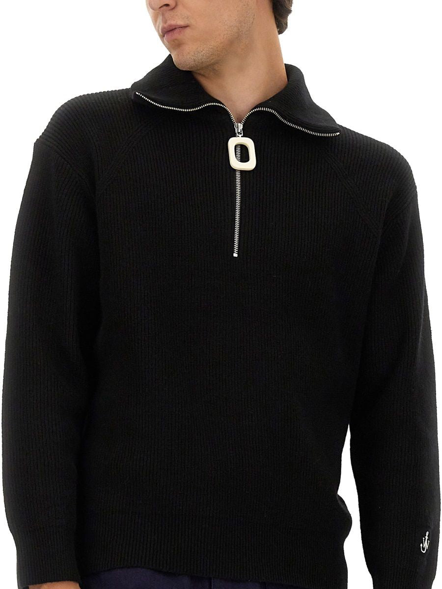JW ANDERSON Men's Zip Front Shirt - Size L