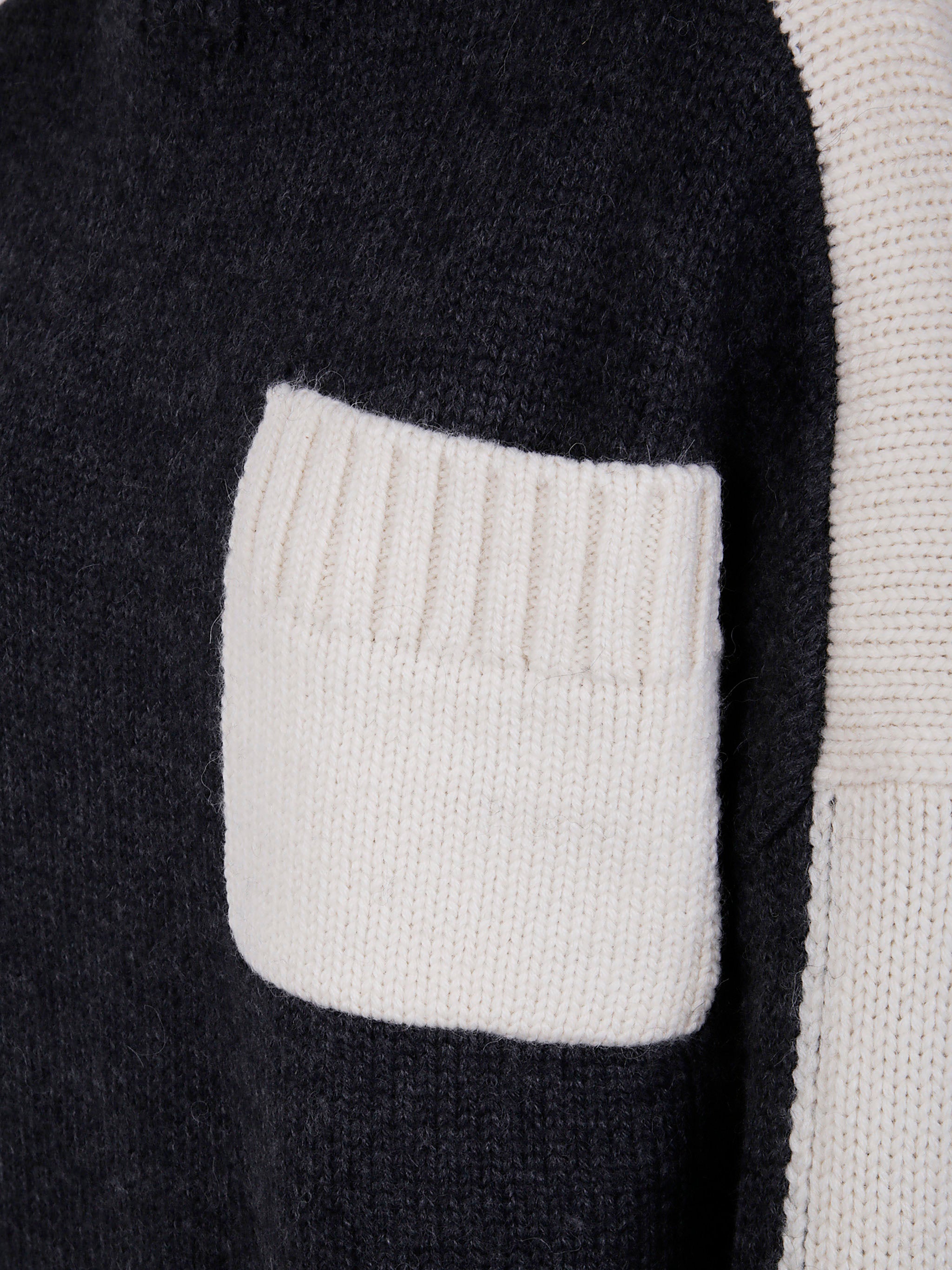 JW ANDERSON Two Tone Patch Pocket Jumper