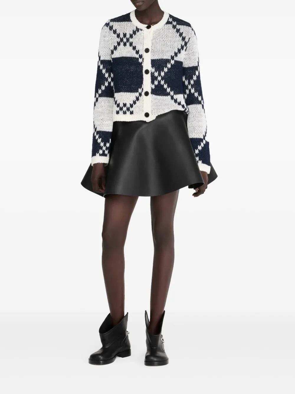 JW ANDERSON Fair Isle Knit Cardigan for Women