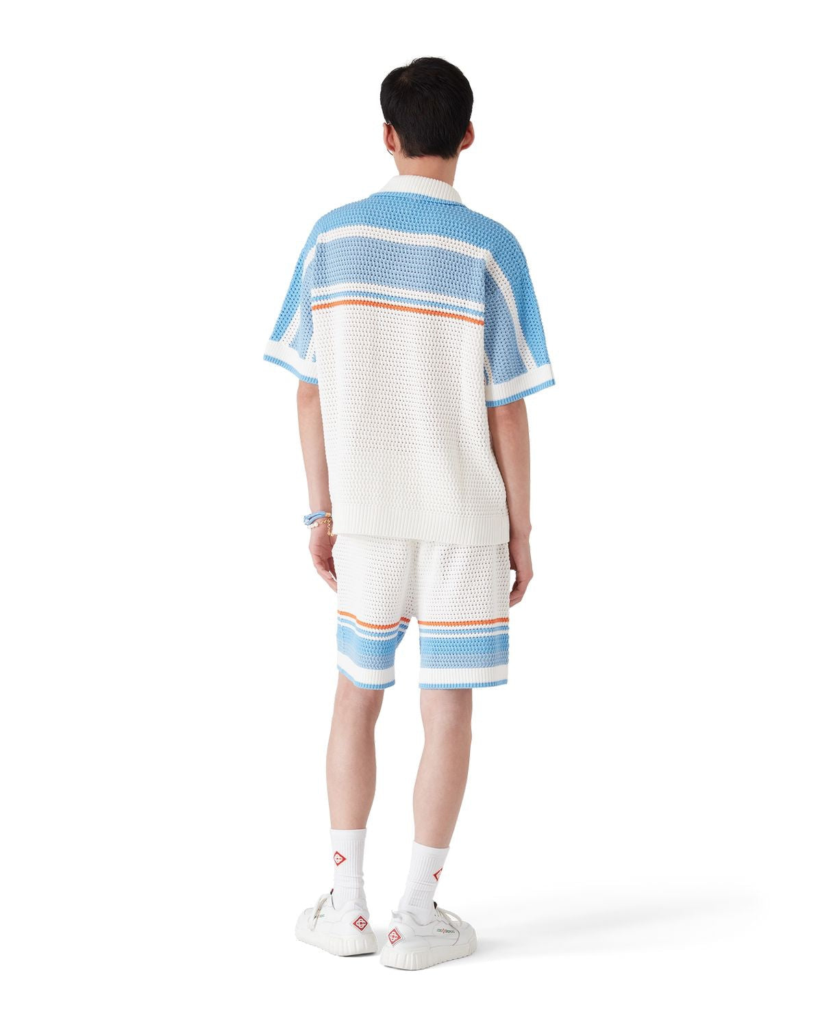 CASABLANCA Faux Crochet Shirt for Men - FW25 Collection