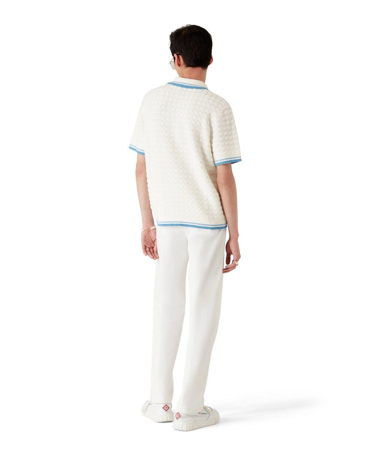 CASABLANCA Boucle Loop Polo Shirt - FW25 Edition