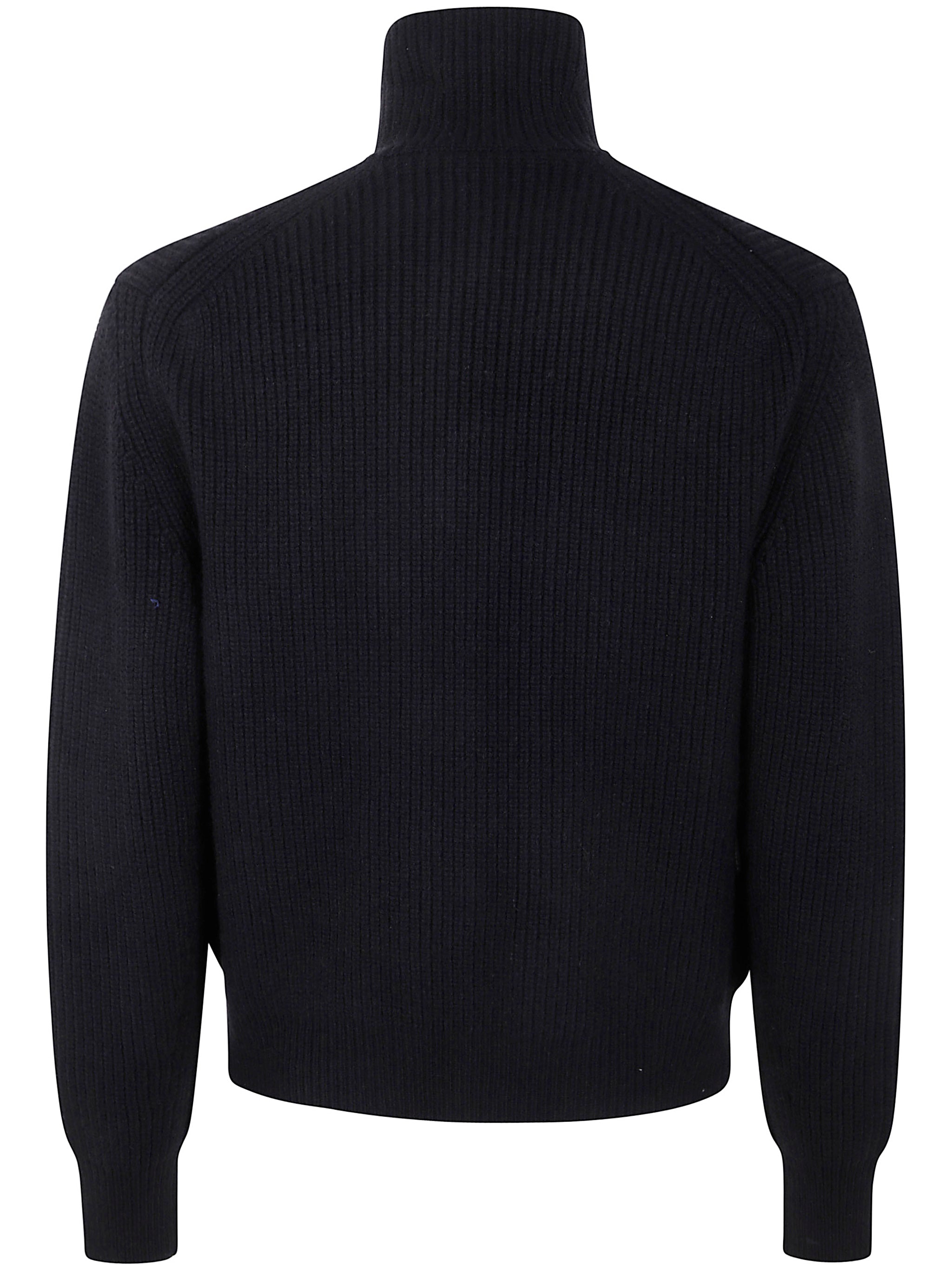 TOM FORD Men's Wool Mohair High Neck Zip-Up Cardigan - Size 50