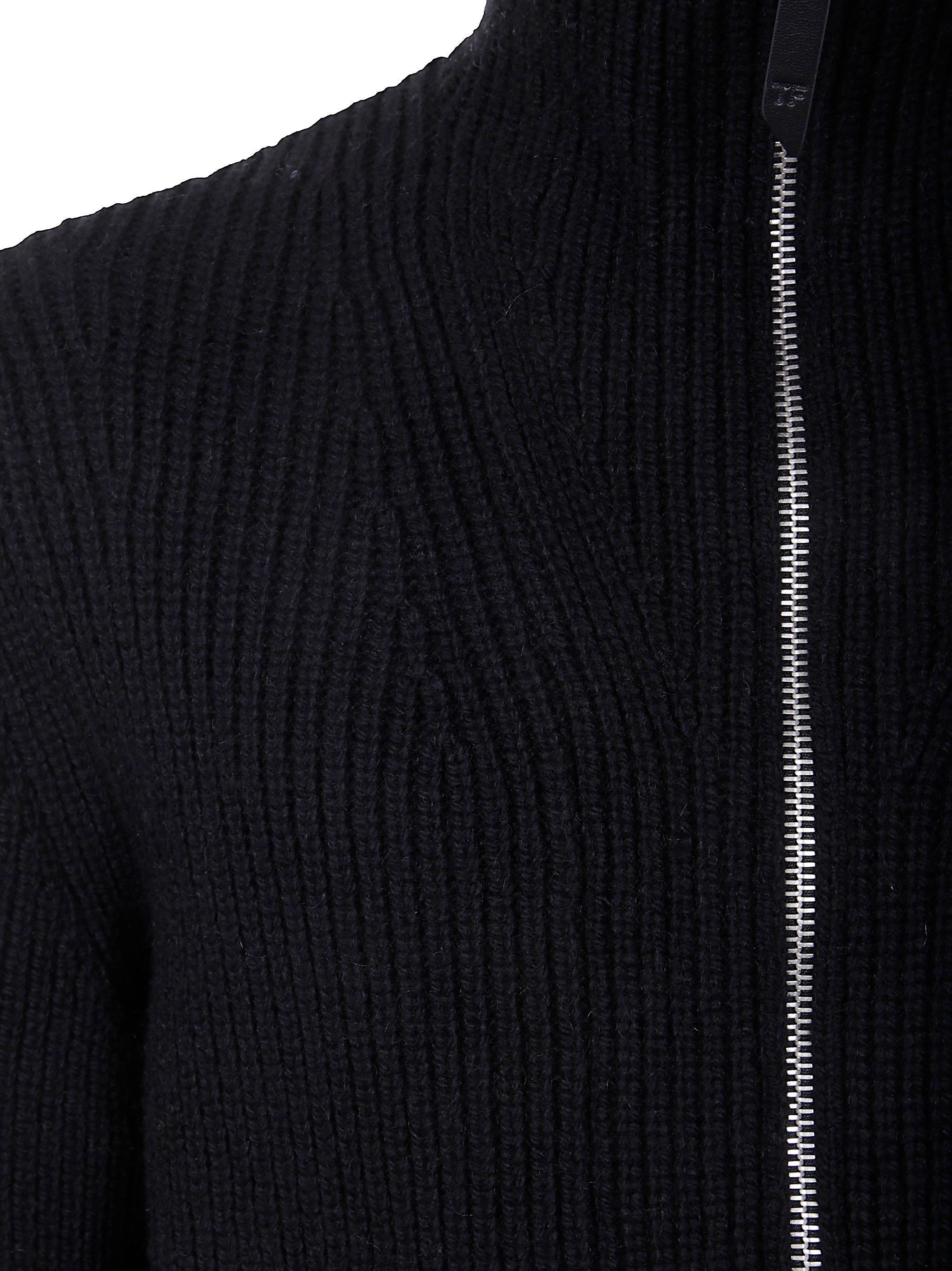 TOM FORD Men's Wool Mohair High Neck Zip-Up Cardigan - Size 50