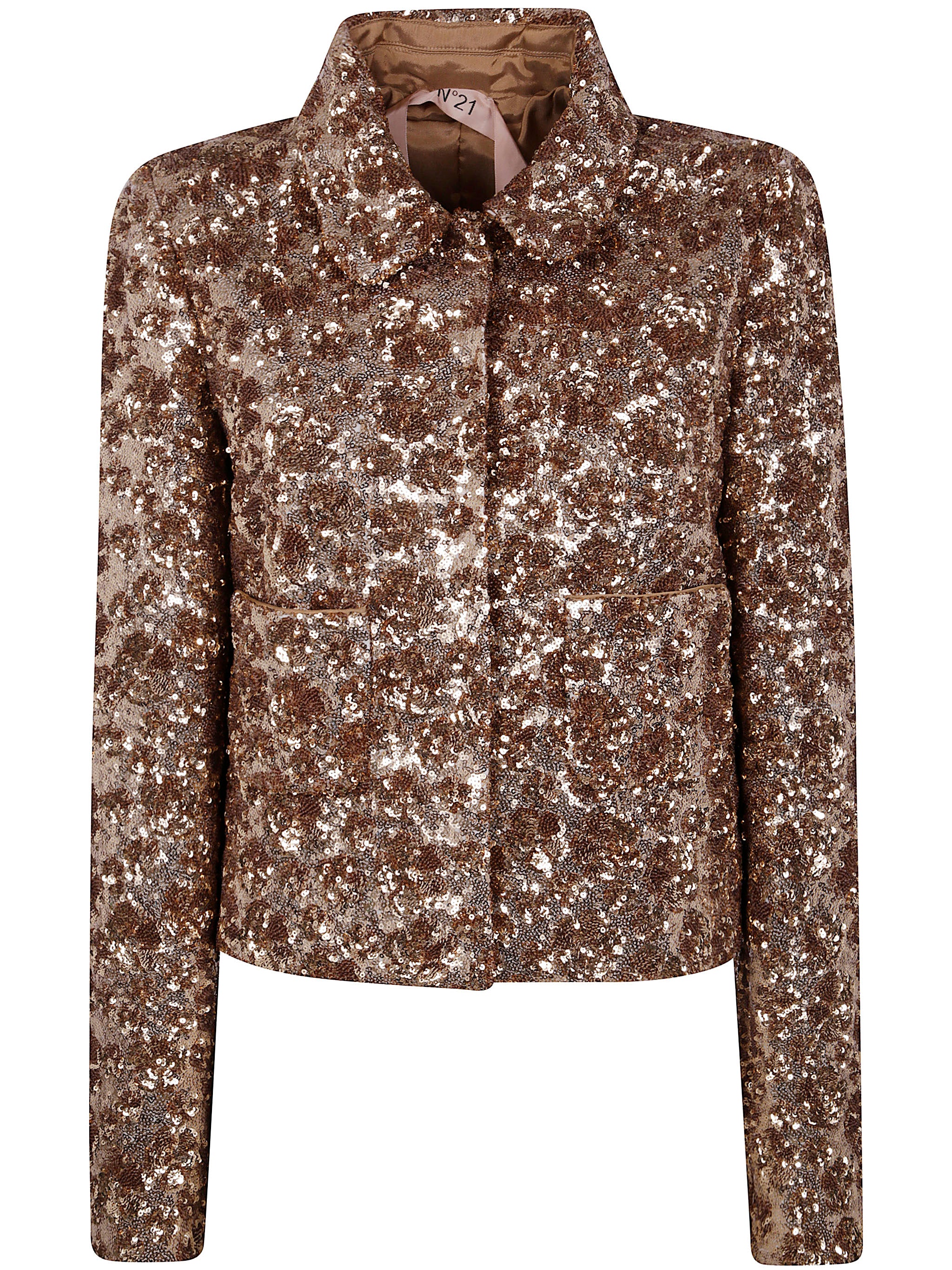 N21 Metallic Outerwear Jacket for Women