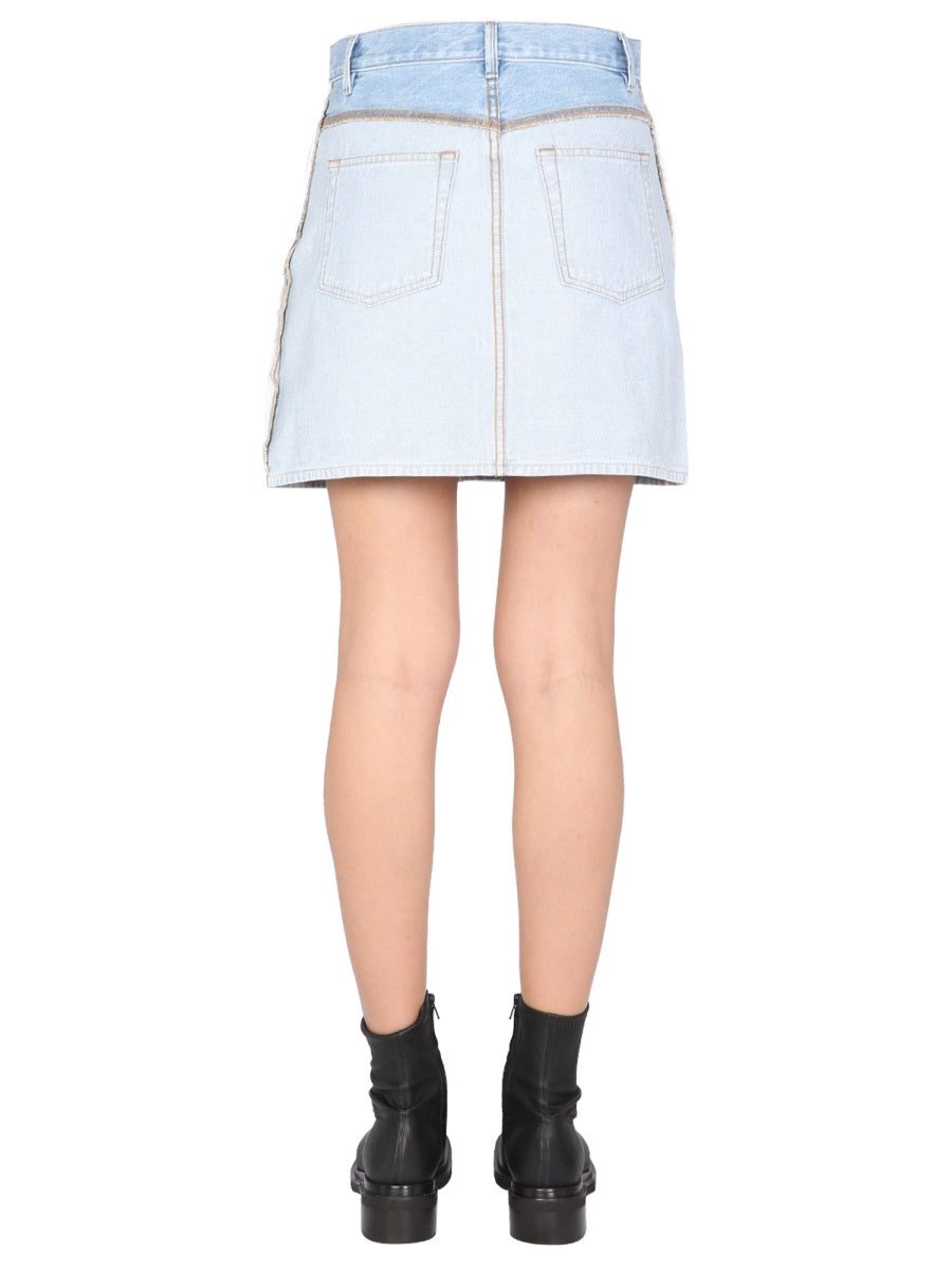 HELMUT LANG Reversible Denim Skirt for Women