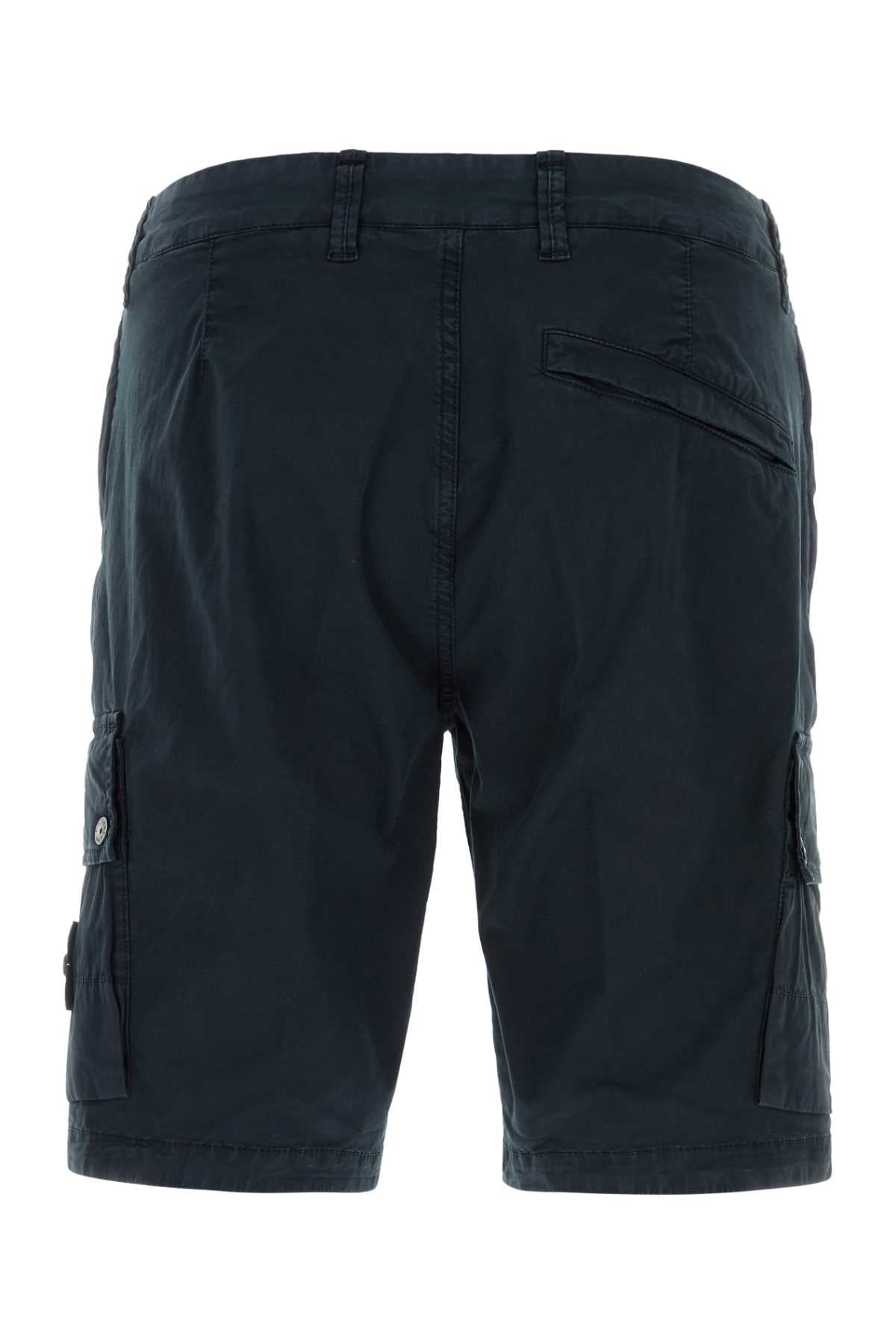 STONE ISLAND Stretch Cotton Bermuda Shorts for Men