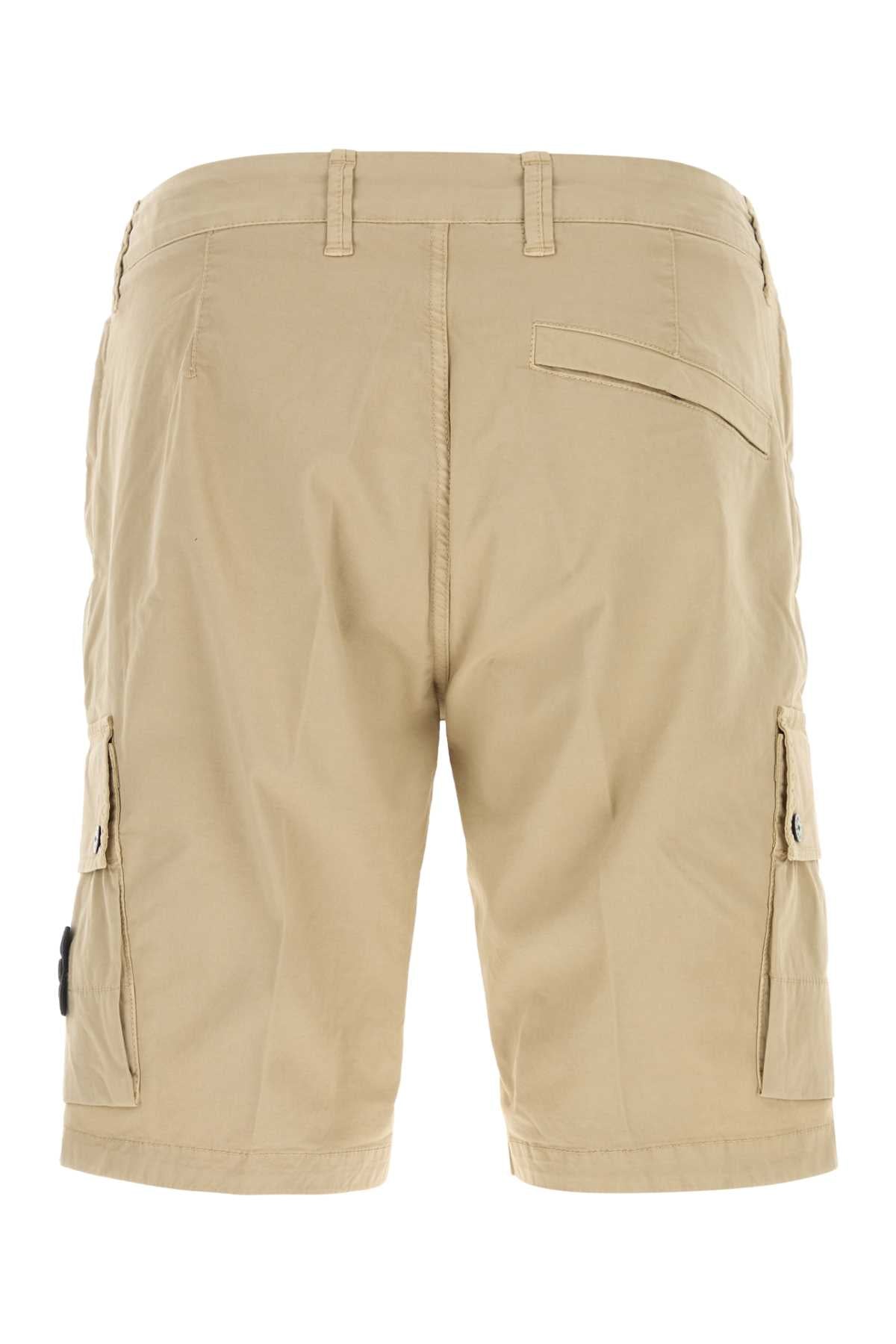 STONE ISLAND Men's Stretch Cotton Bermuda Shorts
