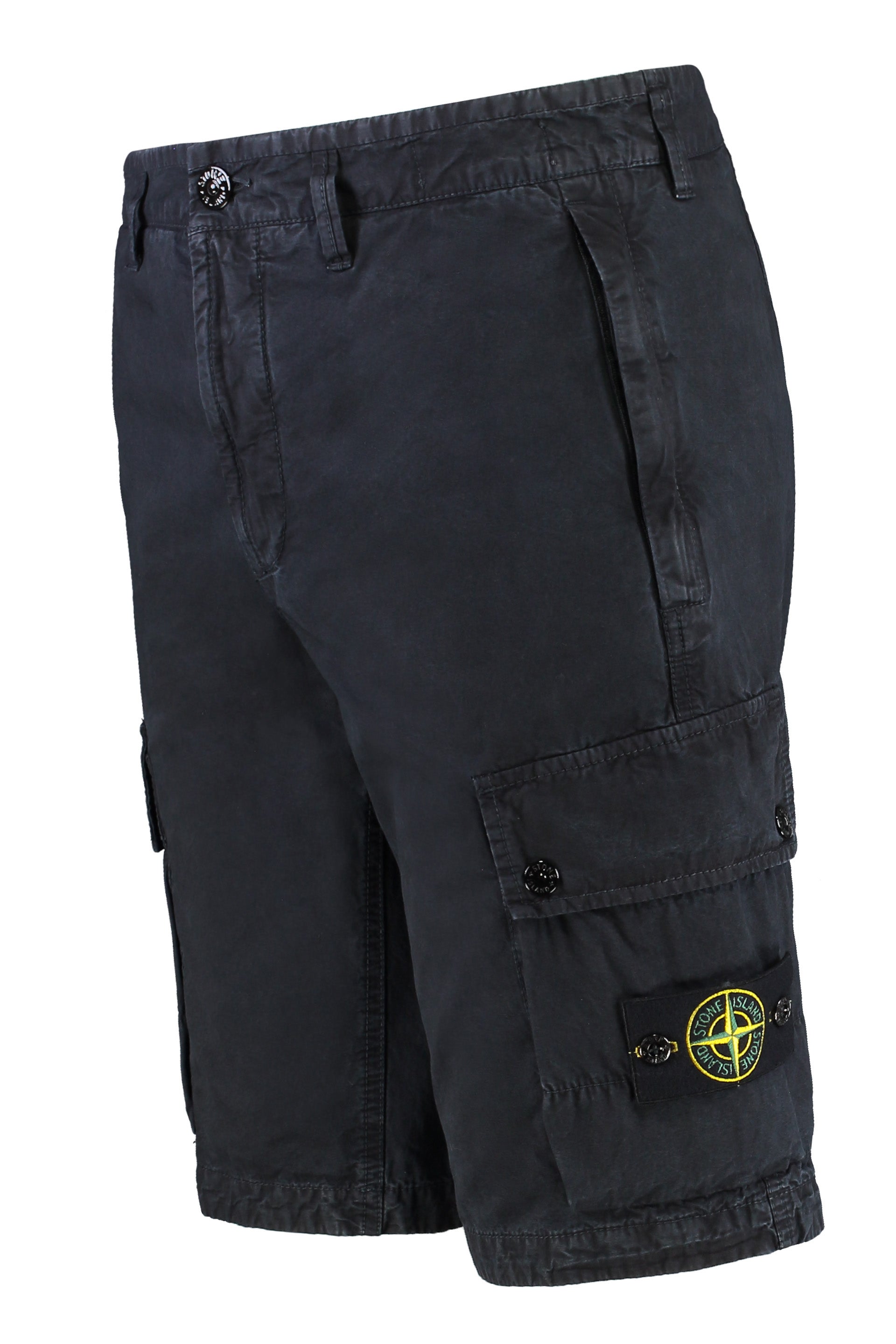 STONE ISLAND Cotton Bermuda Shorts for Men - SS25