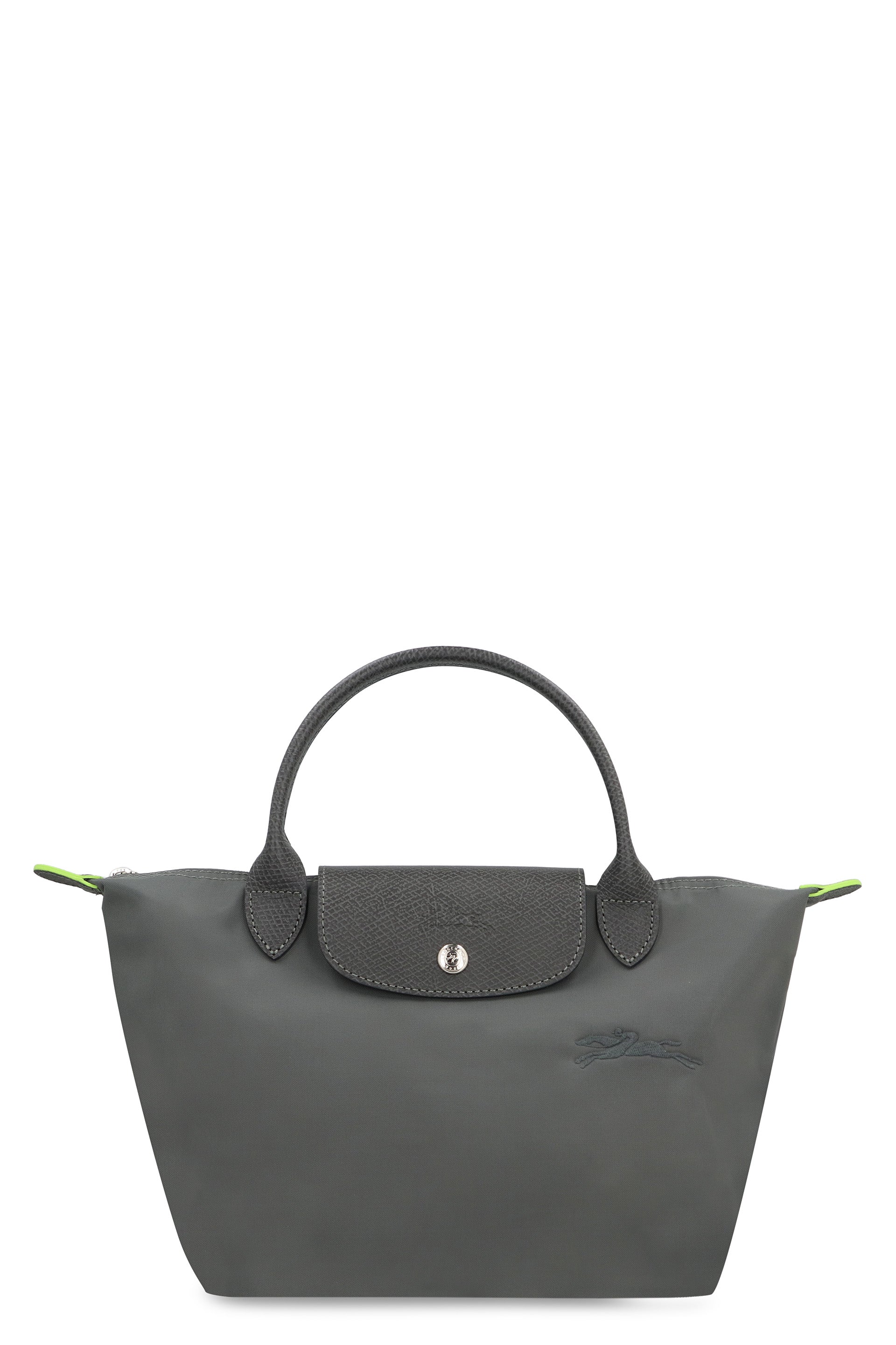 LONGCHAMP Mini Foldable Handbag with Leather Accents