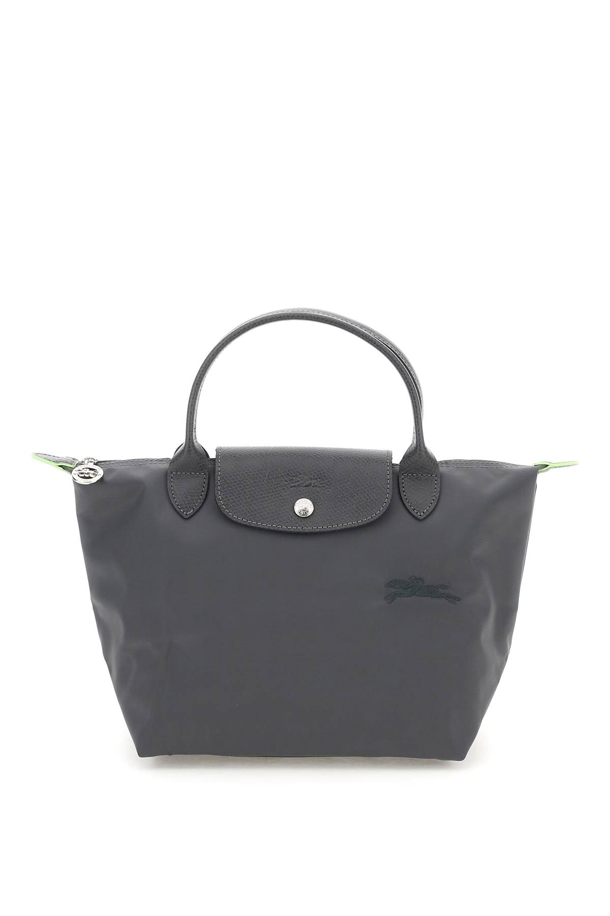 LONGCHAMP Mini Foldable Handbag with Leather Accents