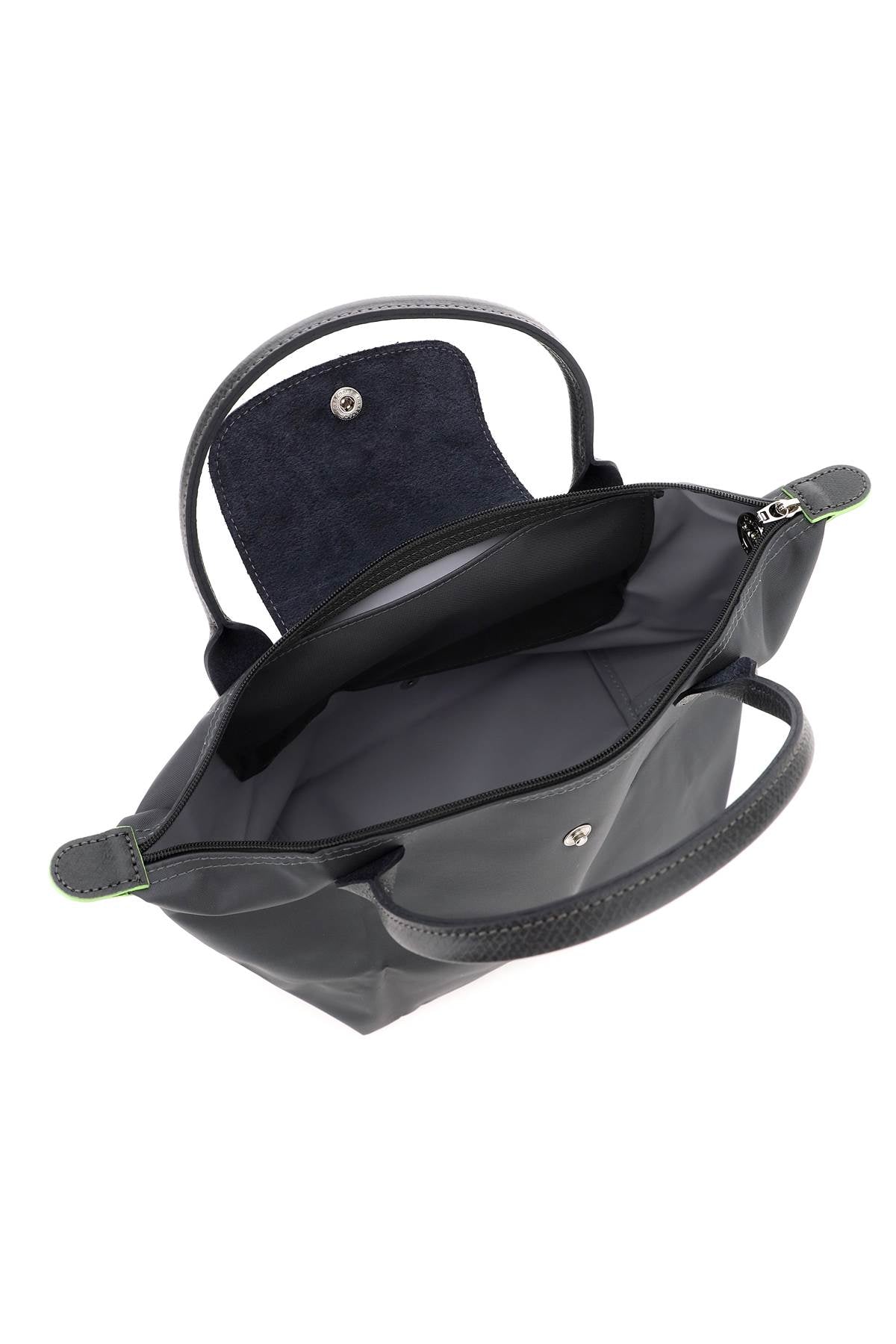 LONGCHAMP Mini Foldable Handbag with Leather Accents