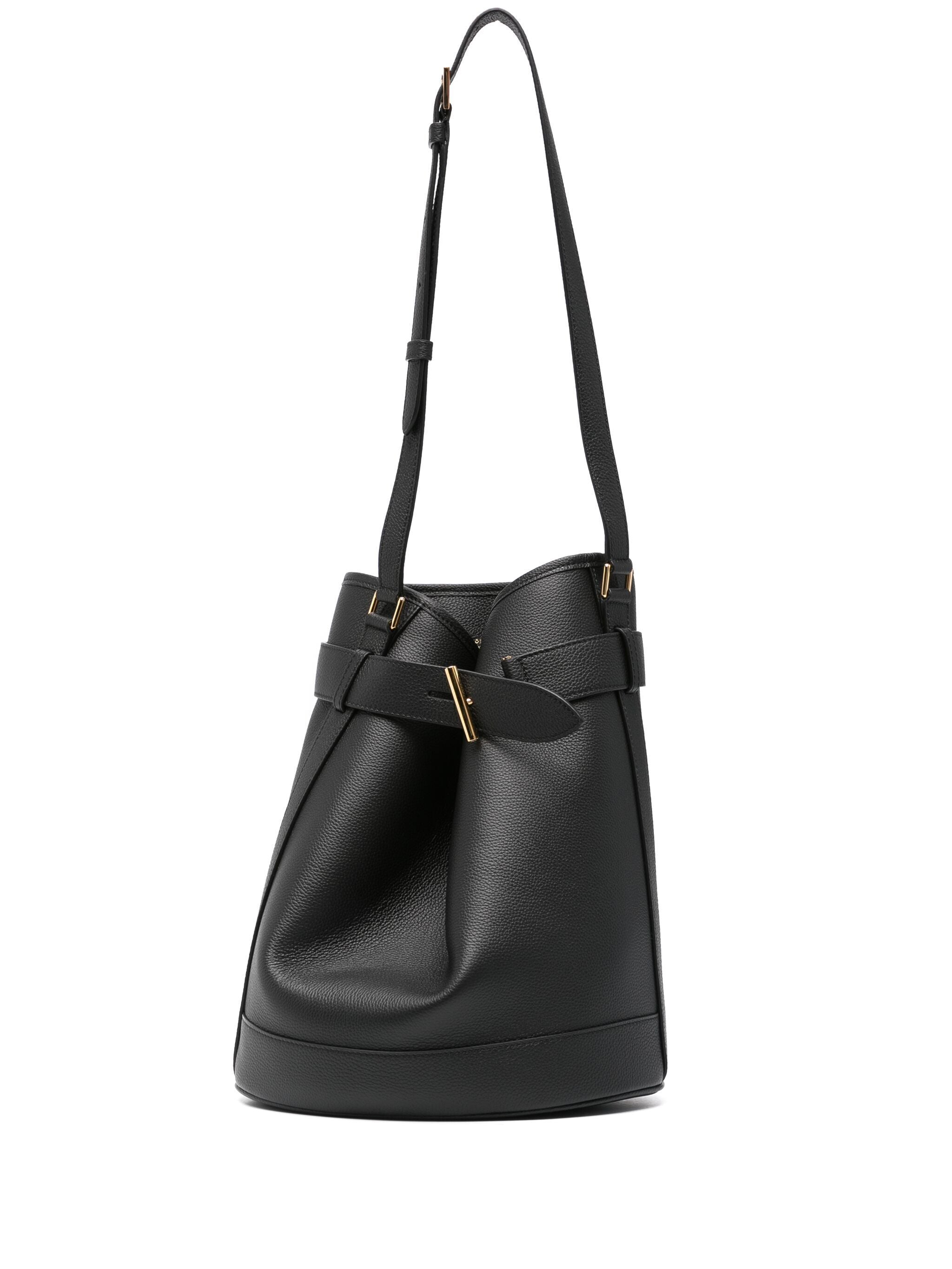 TOM FORD Leather Bucket Handbag - 25.5 cm x 31.5 cm
